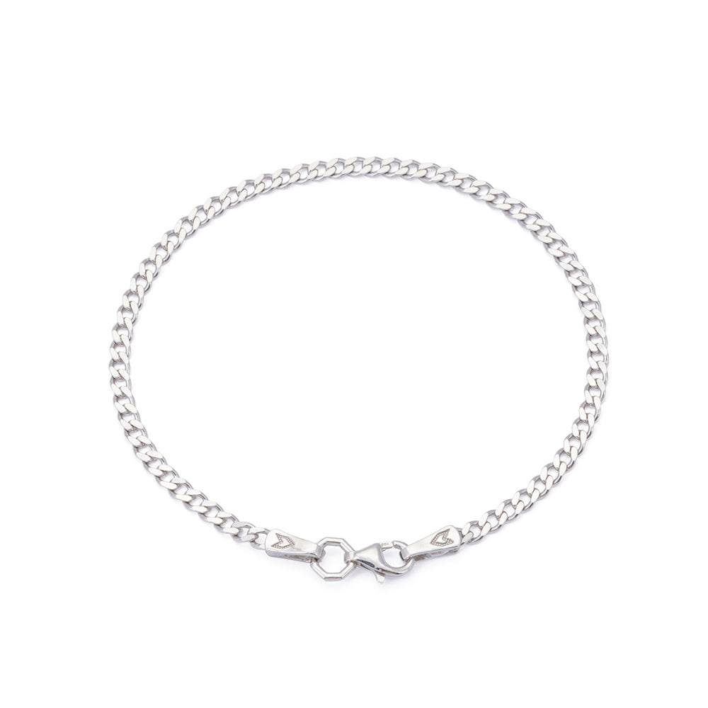 Curb Bracelet in Silver