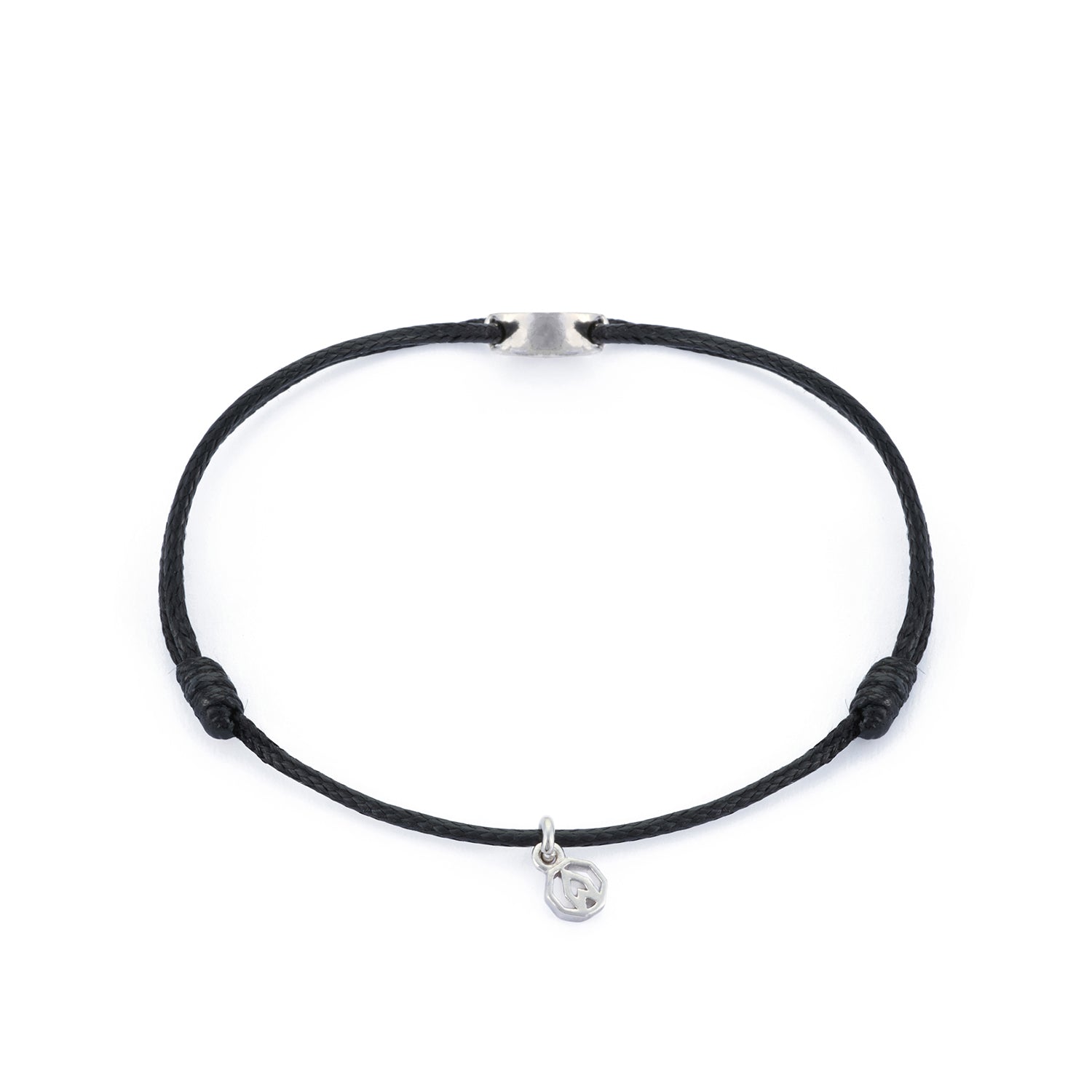 Green Eye Bracelet in Silver