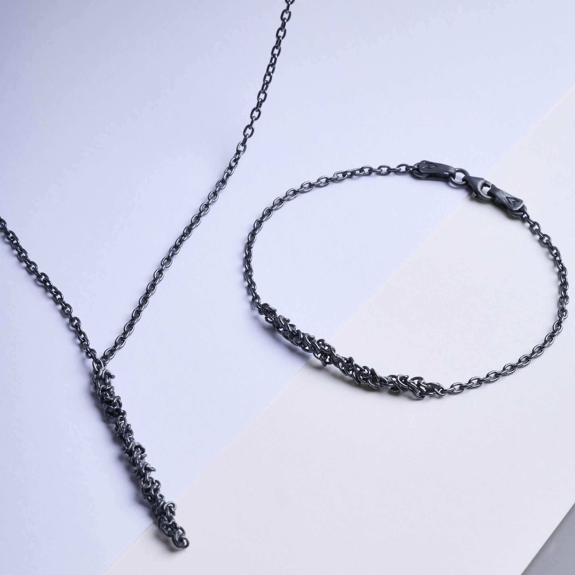 Knot Bracelet in Oxide