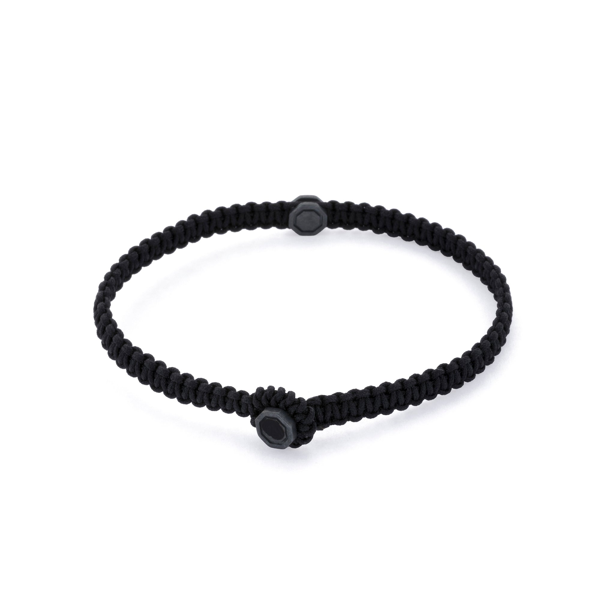 Octagon Macrame Bracelet in Oxide