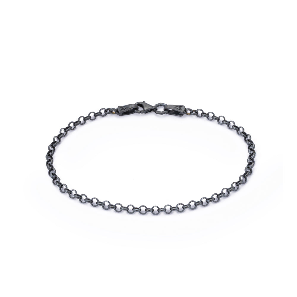 Rolo Bracelet in Oxide