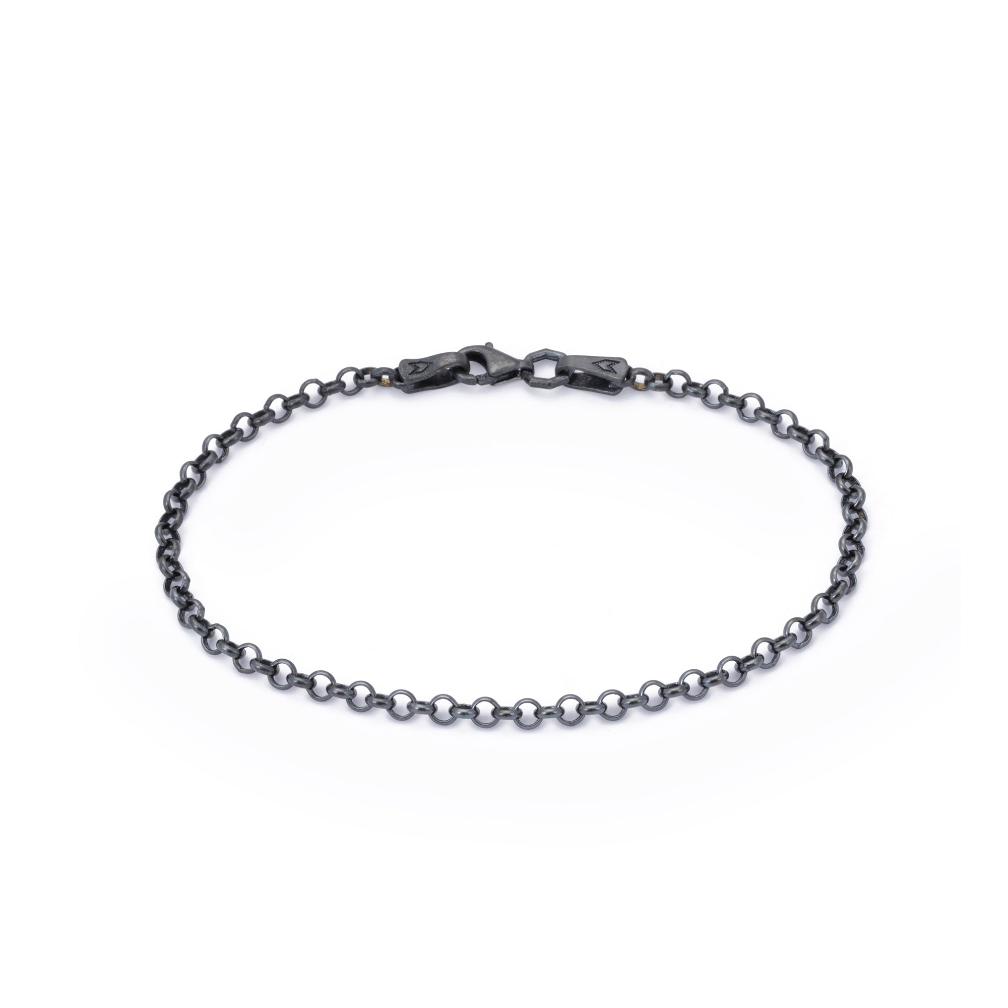 Rolo Bracelet in Oxide