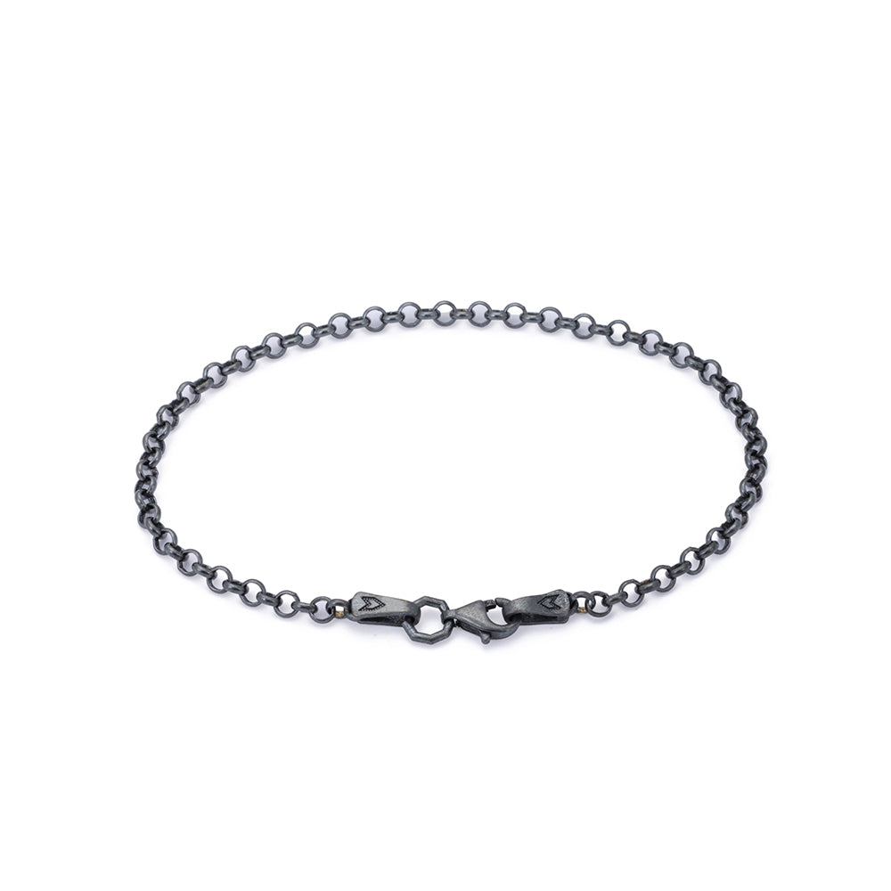 Rolo Bracelet in Oxide