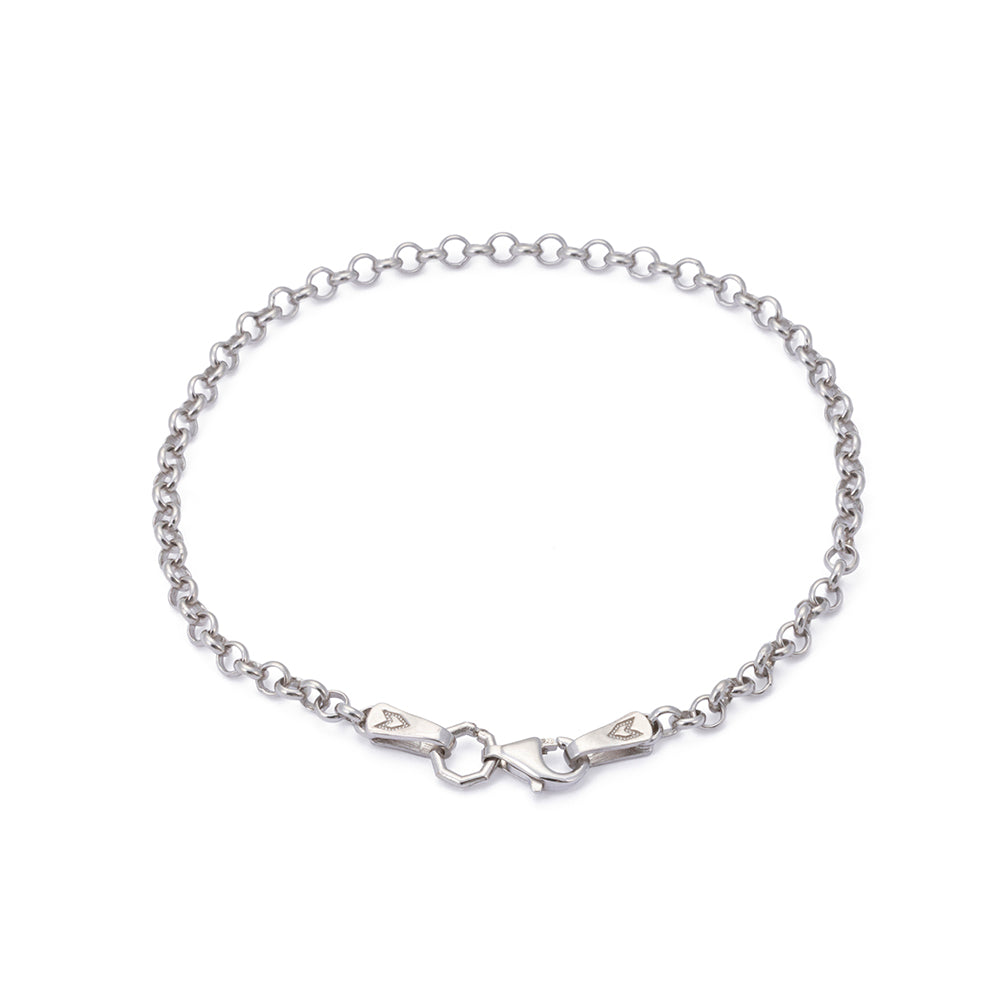 Rolo Bracelet in Silver
