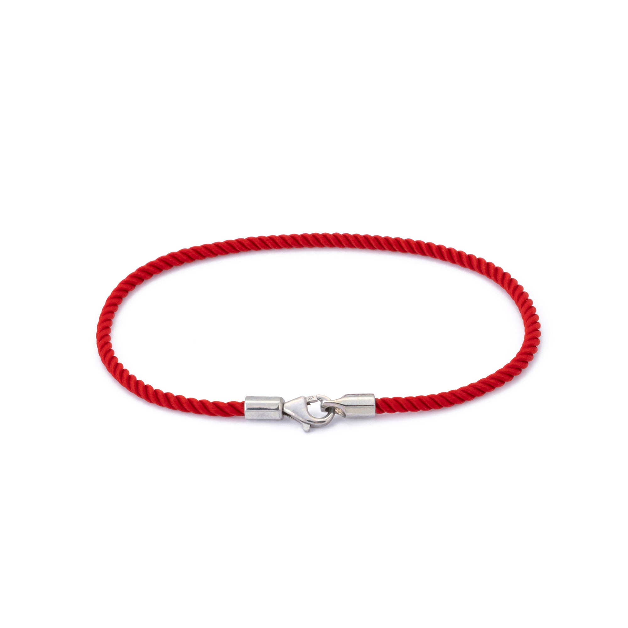 Red Milan Bracelet in Silver