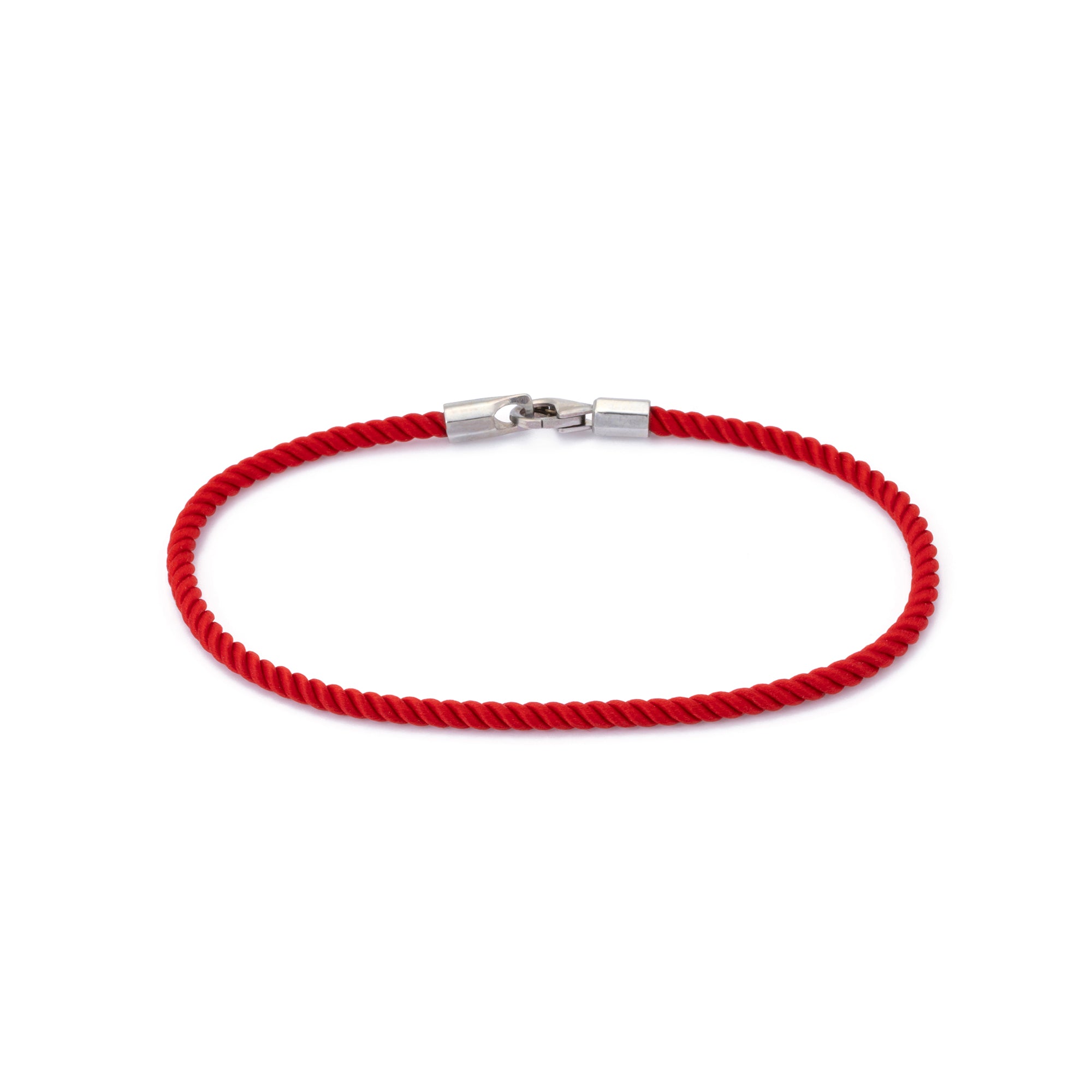 Red Milan Bracelet in Silver