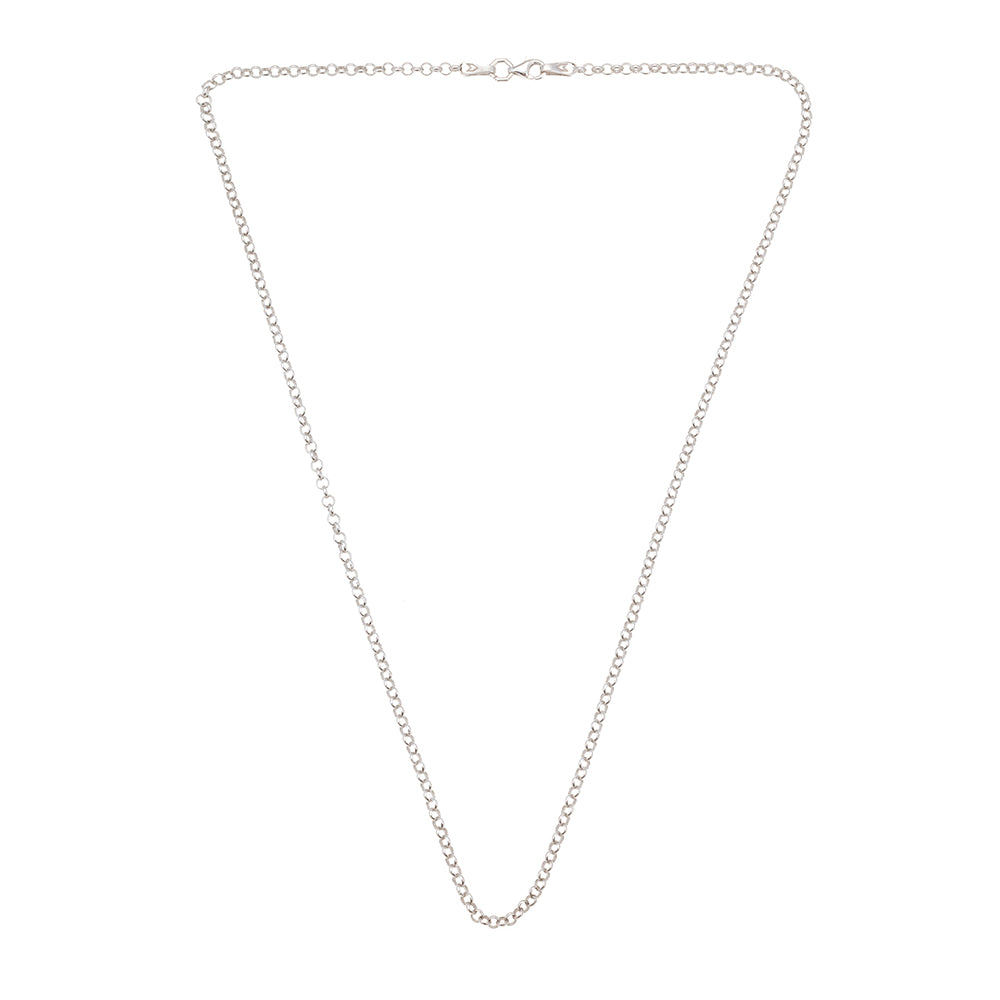 Rolo Necklace in Silver