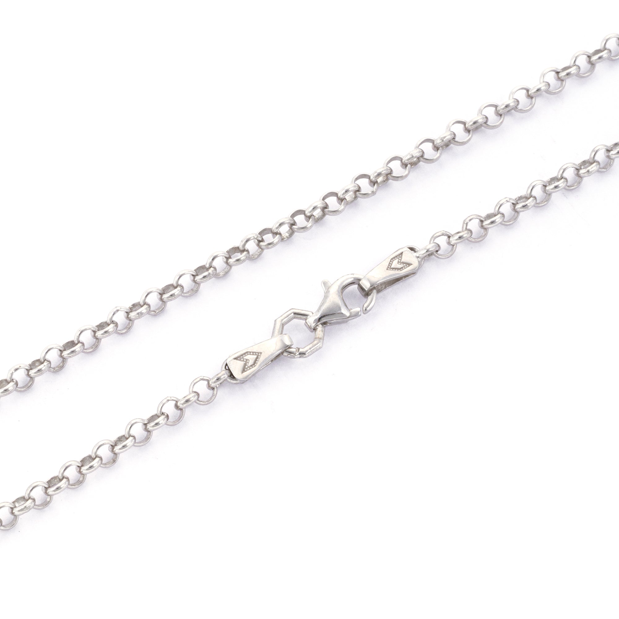 Rolo Necklace in Silver