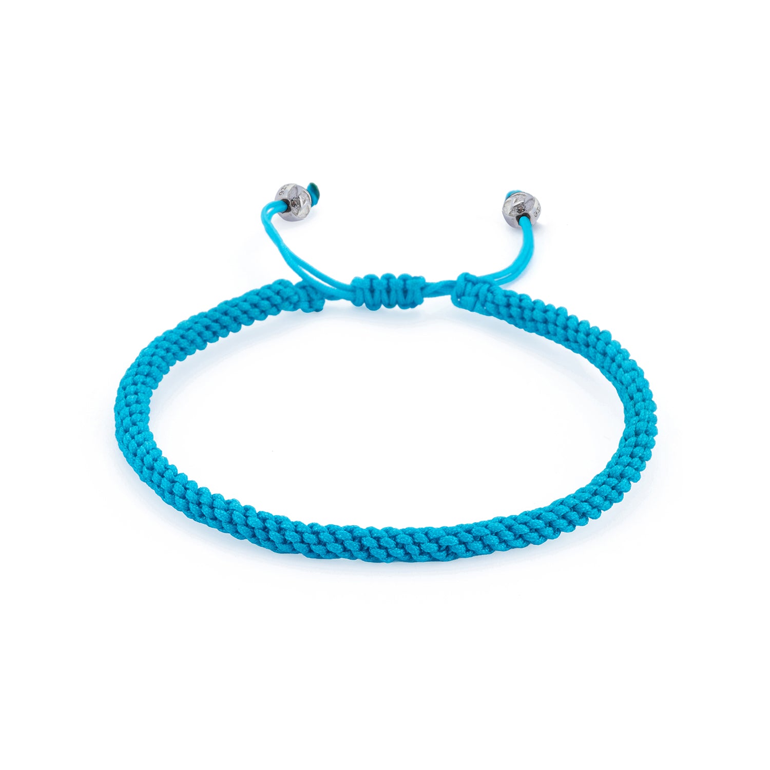 Blue Knot Bracelet in Silver