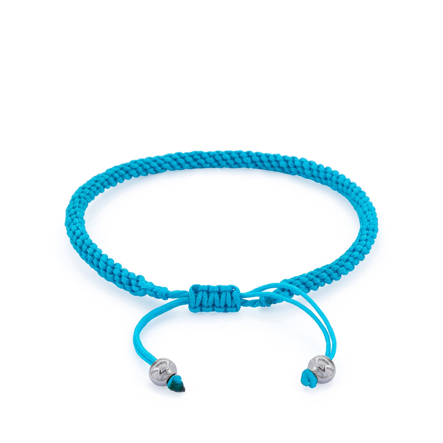 Blue Knot Bracelet in Silver