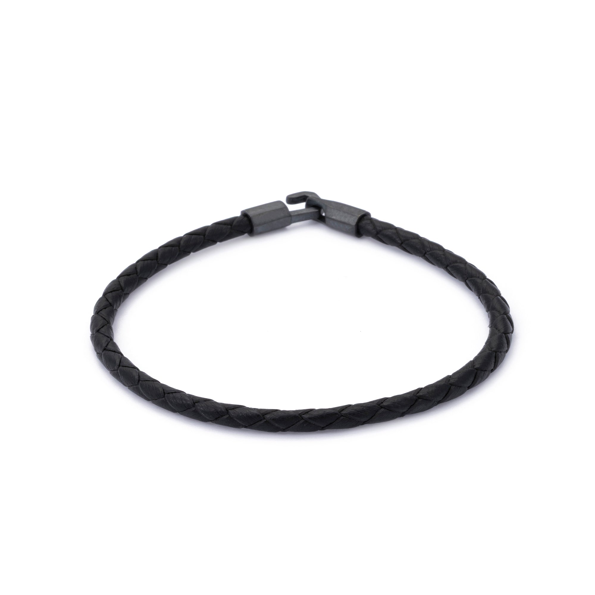 Slim Leather Bracelet in Oxide