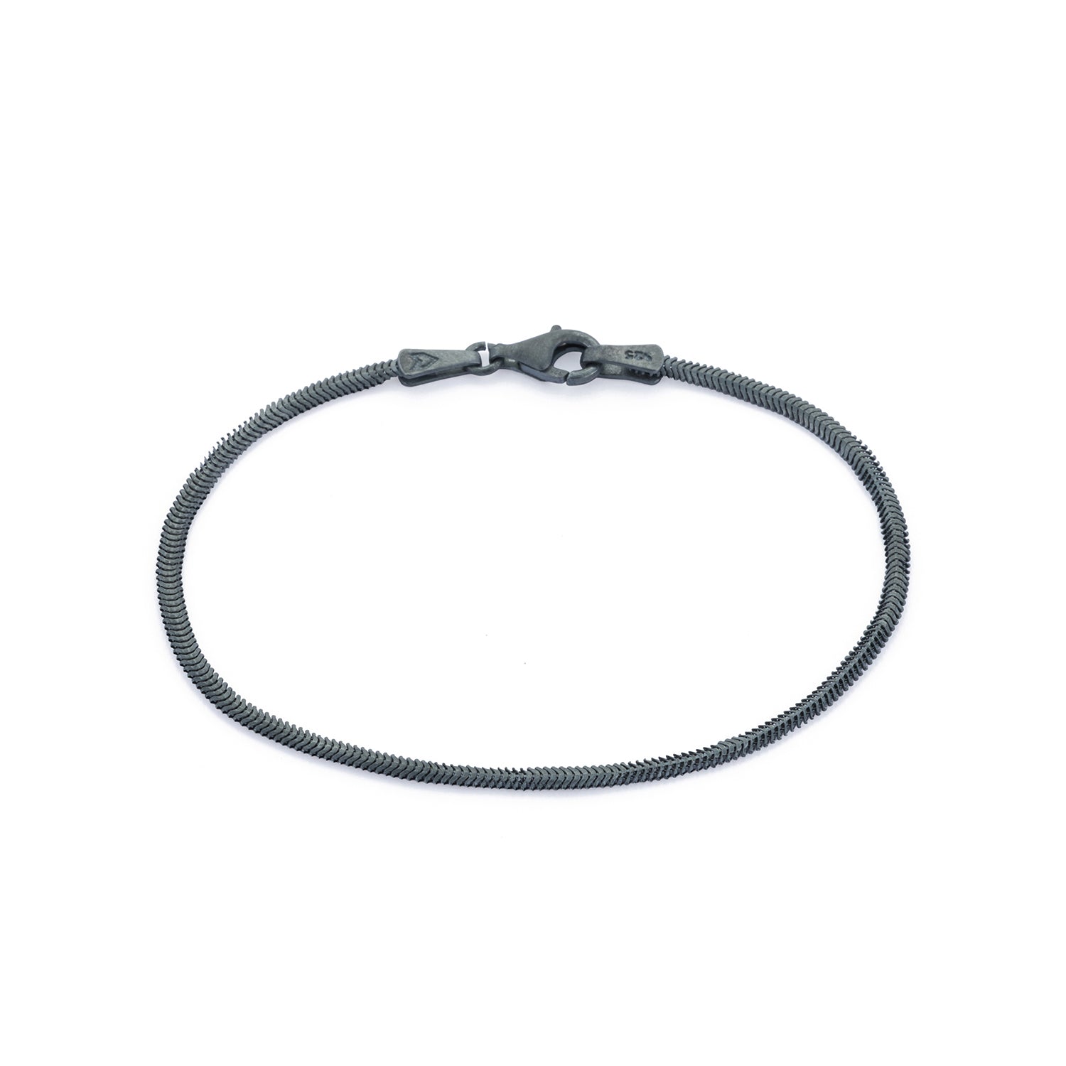 Snake Chain Bracelet in Oxide
