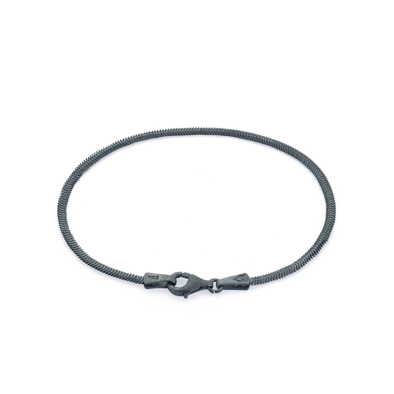 Snake Chain Bracelet in Oxide