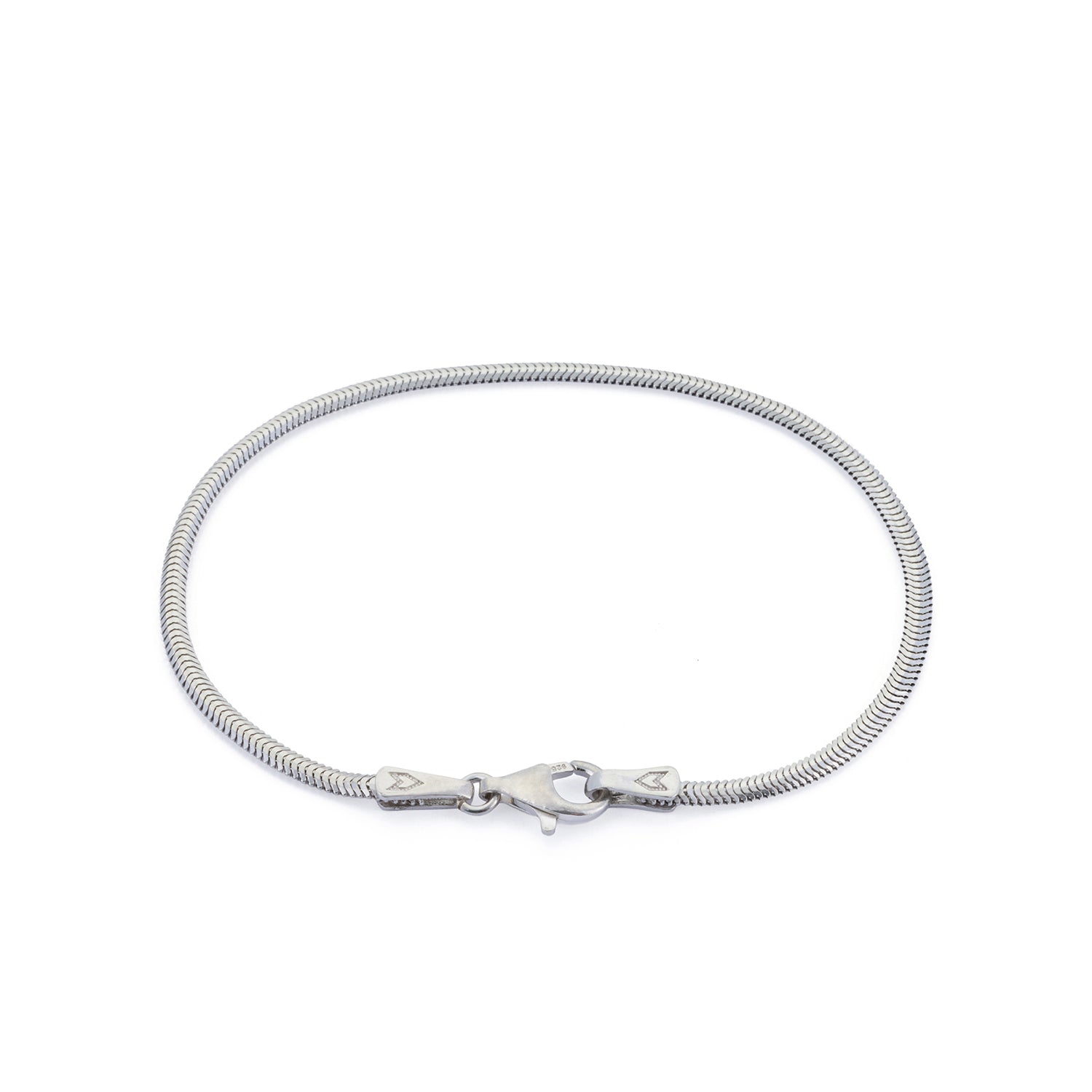 Snake Chain Bracelet in Silver