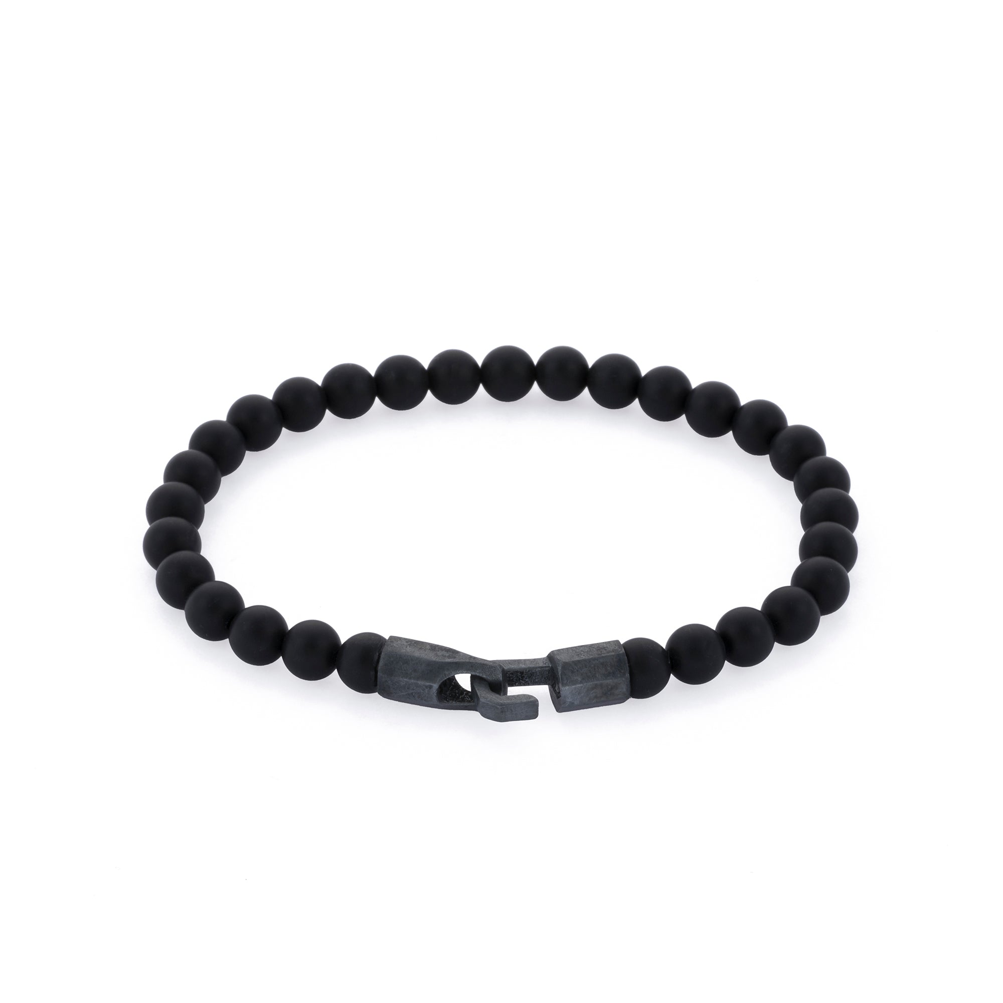 Thick Stone Bracelet in Oxide