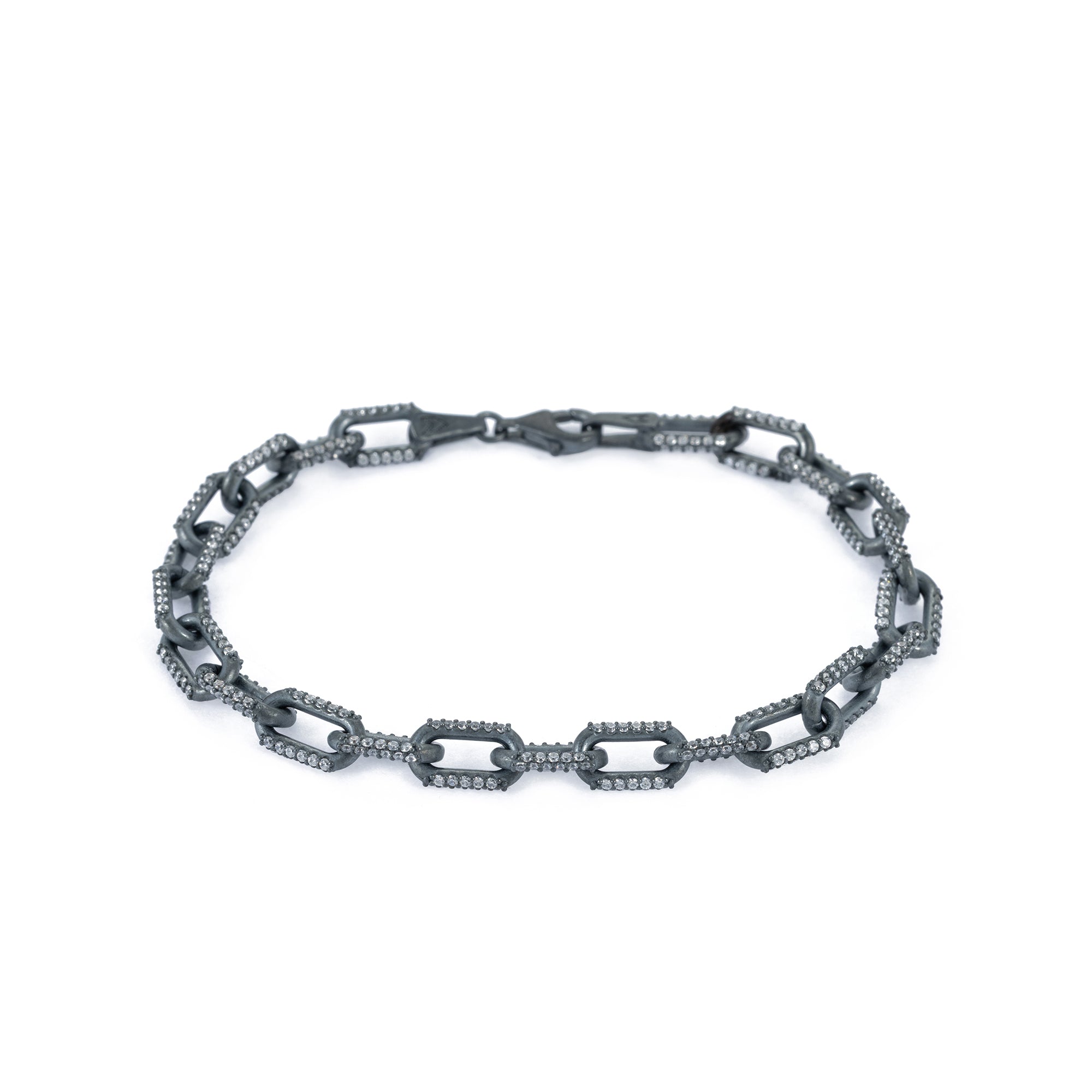 White Stone Forsa Bracelet in Oxide