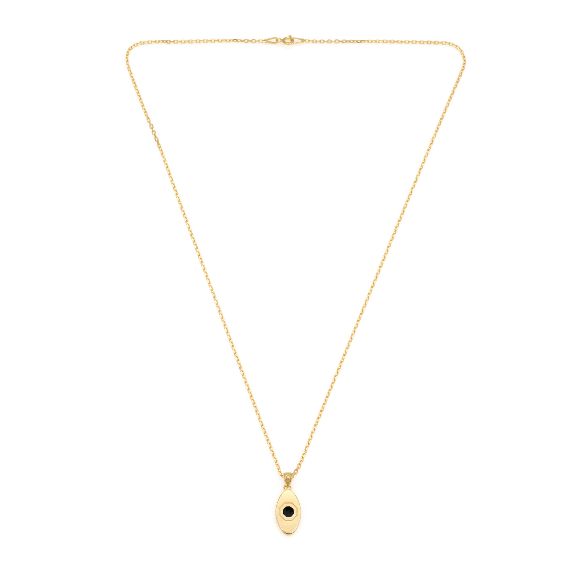 Black Eye Necklace in Gold