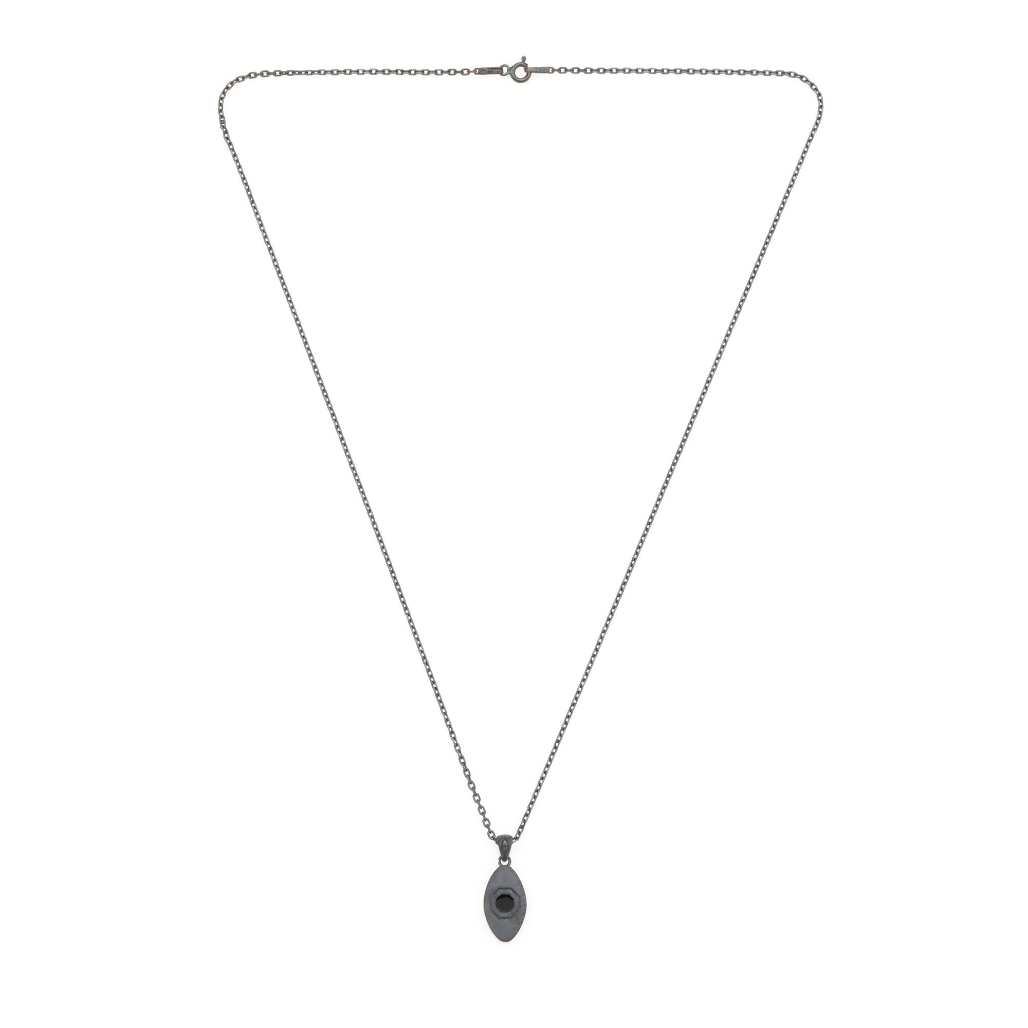 Black Eye Necklace in Oxide