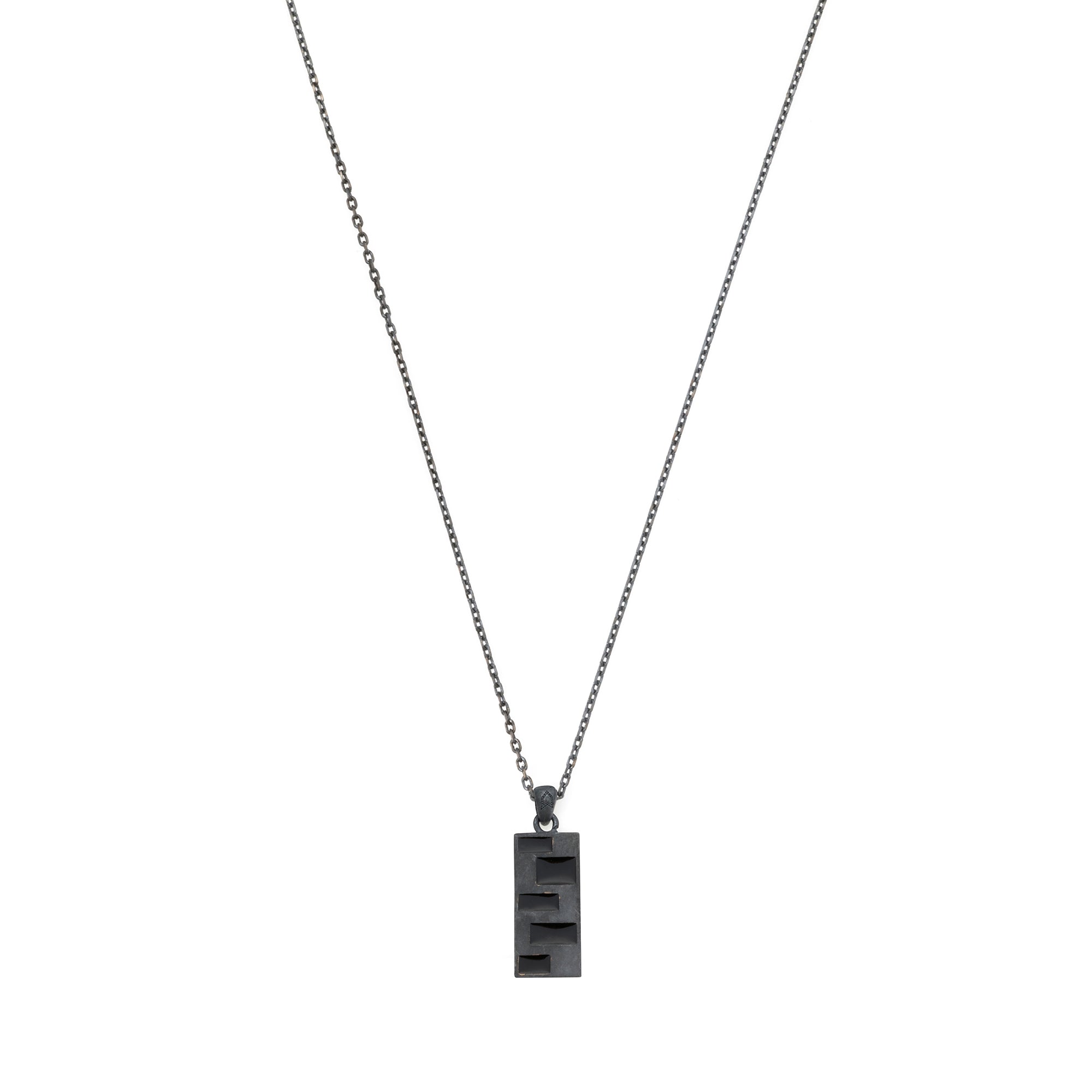Black Wall Necklace in Oxide