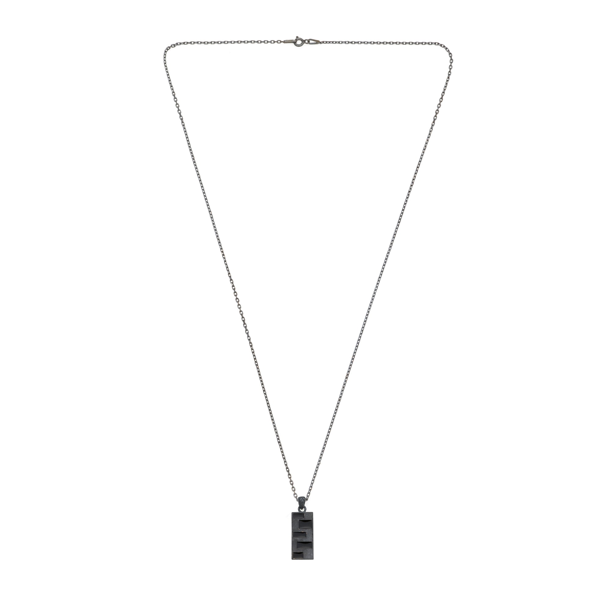 Black Wall Necklace in Oxide
