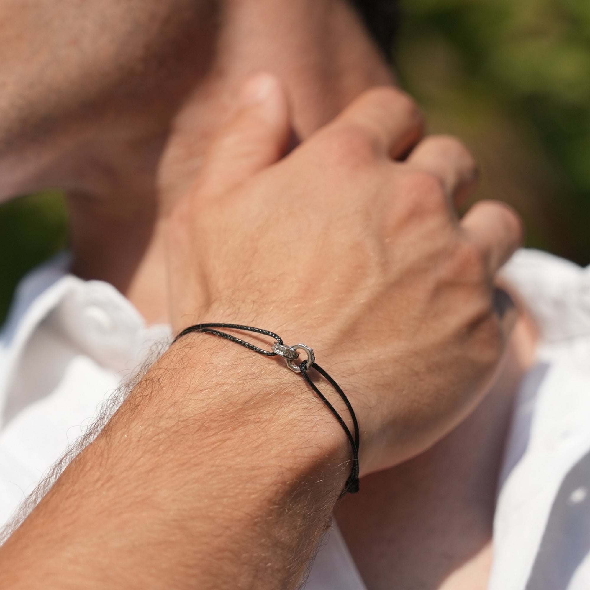 Couple Ring Chance Bracelet in Silver