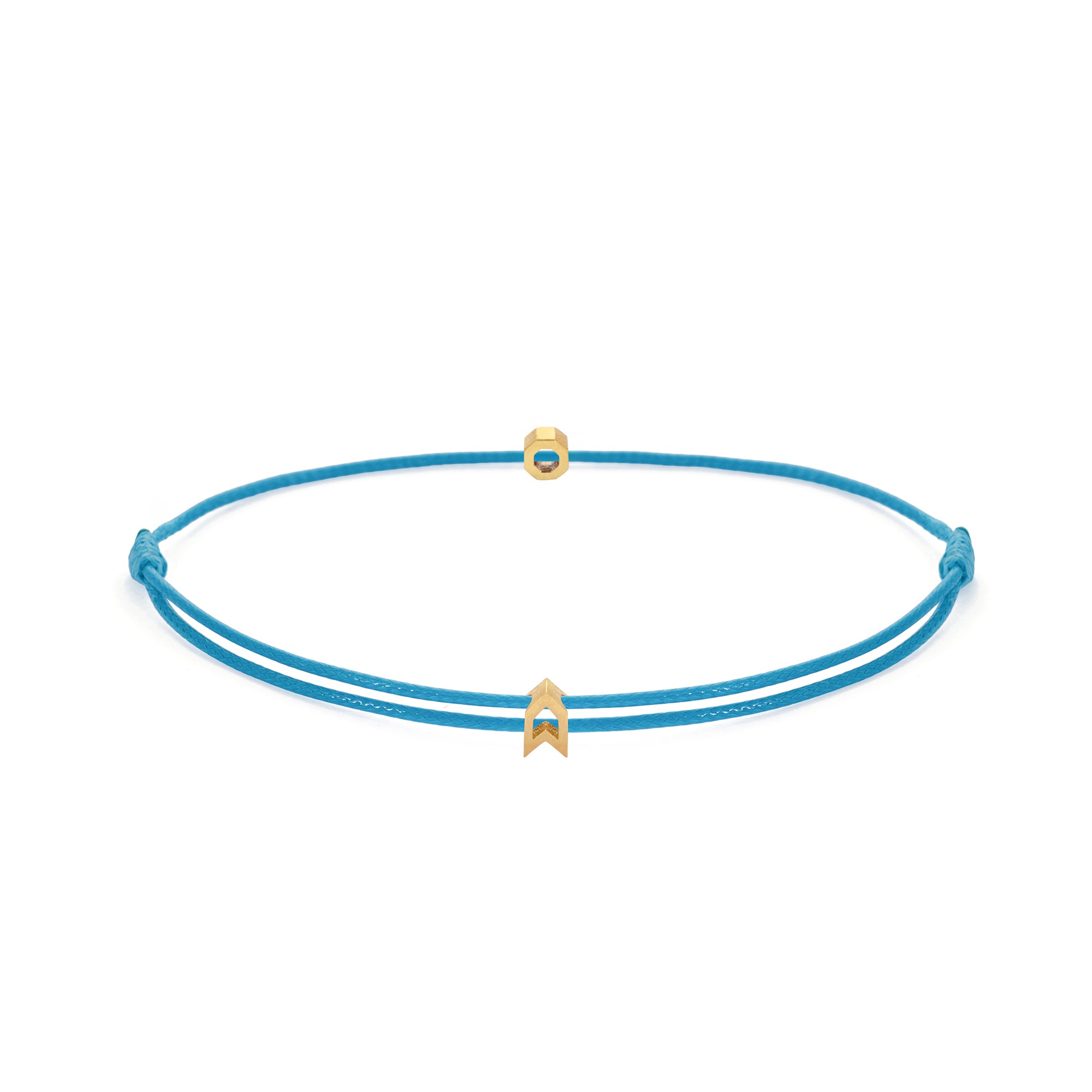 Blue Chance Bracelet in Gold