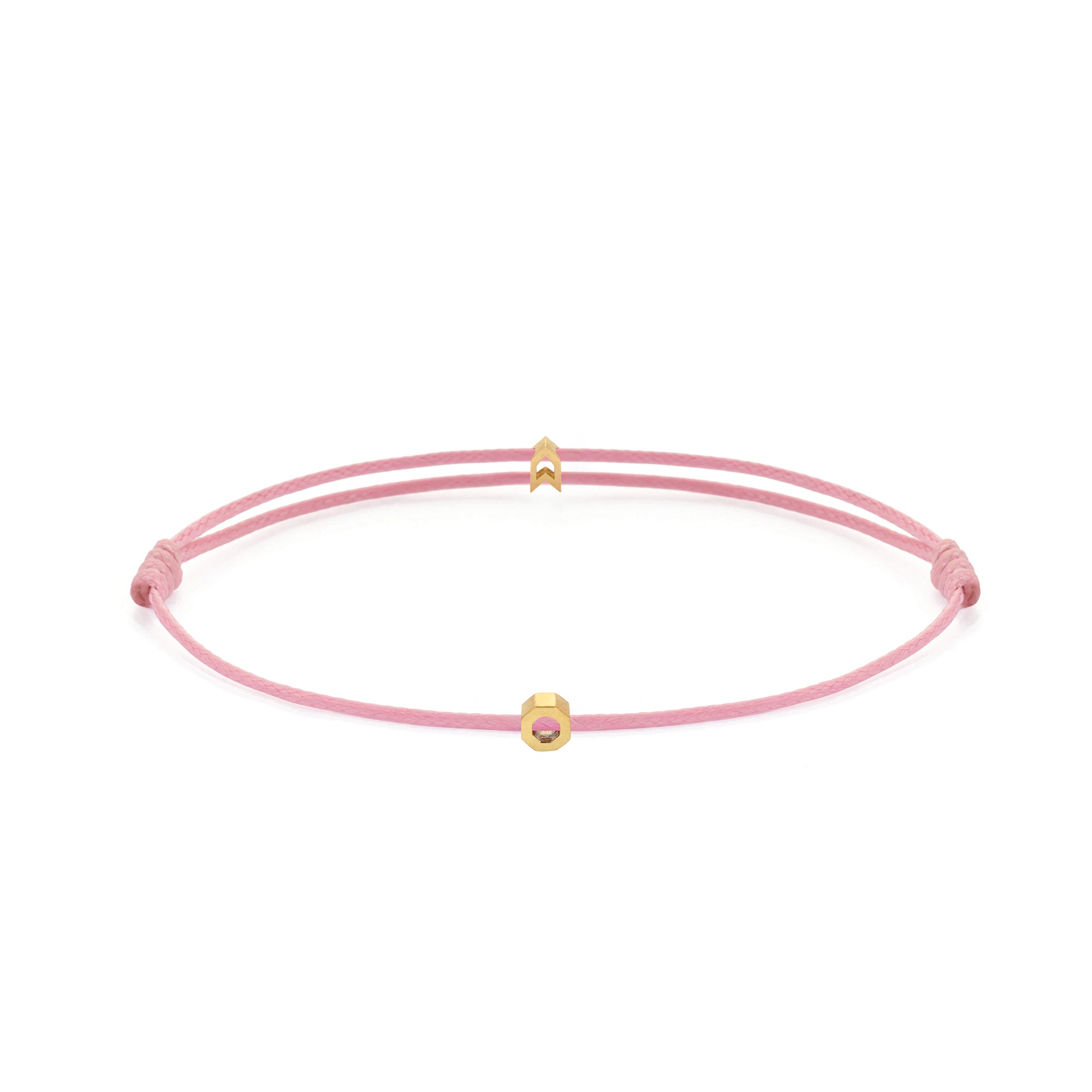 Pink Chance Bracelet in Gold
