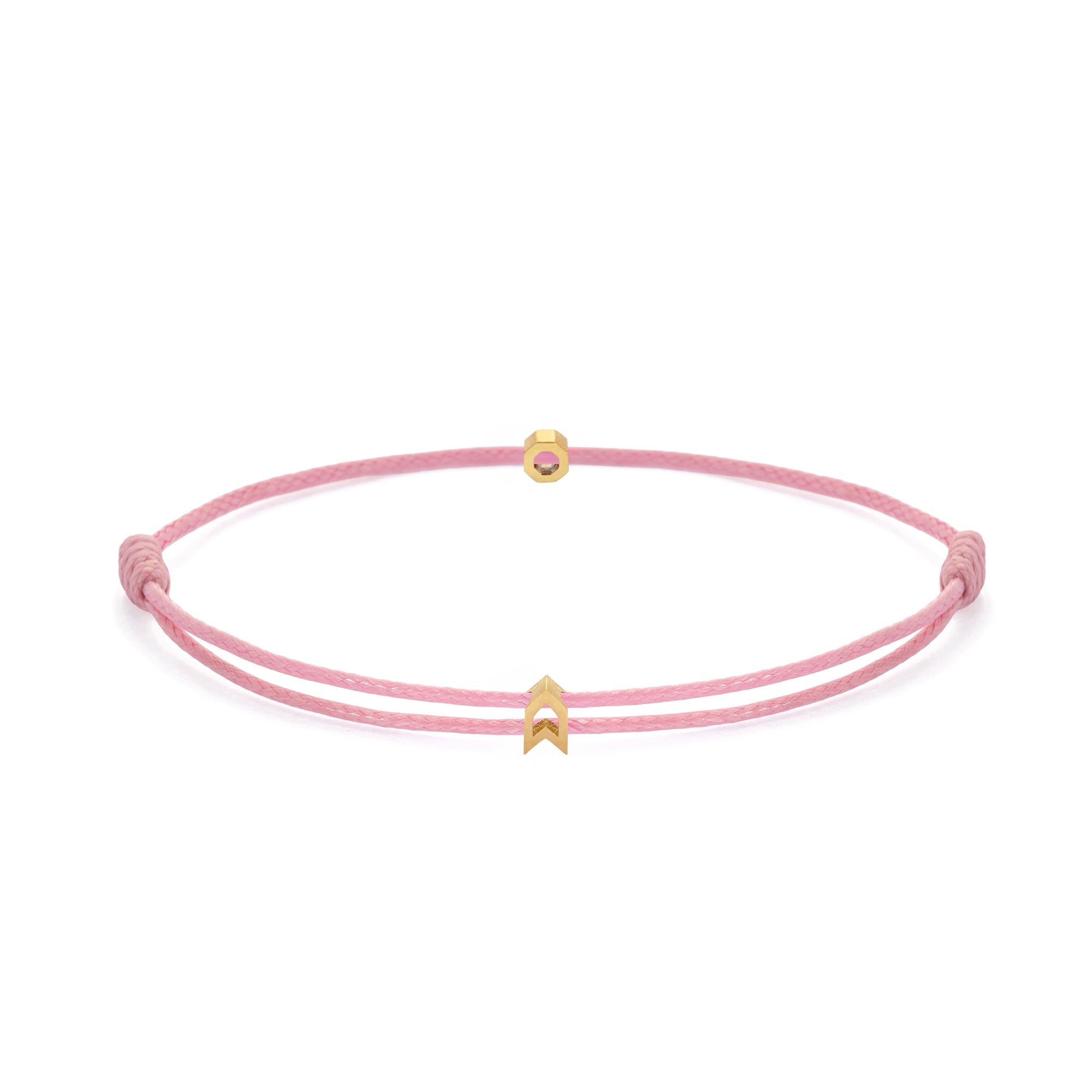 Pink Chance Bracelet in Gold