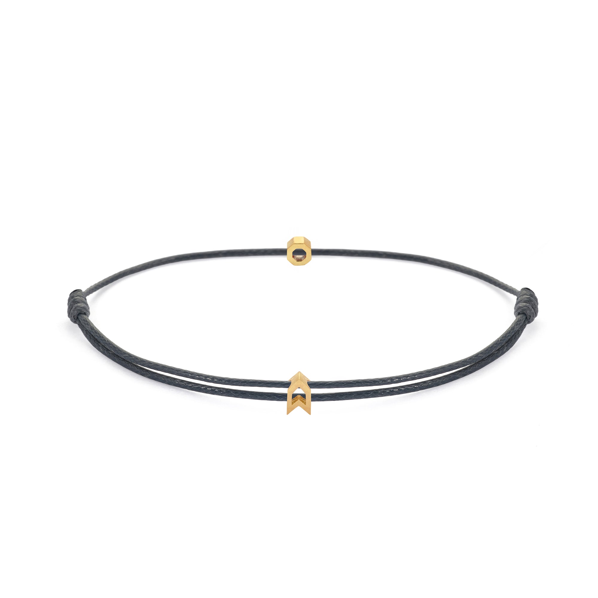 Grey Chance Bracelet in Gold