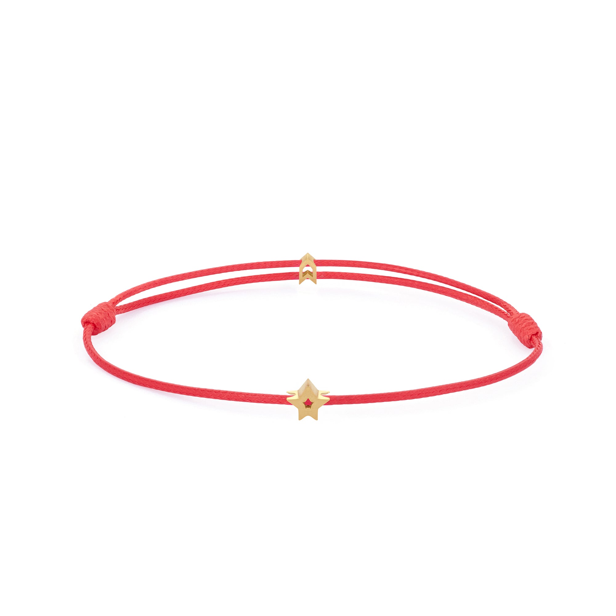 Red Star Chance Bracelet in Gold
