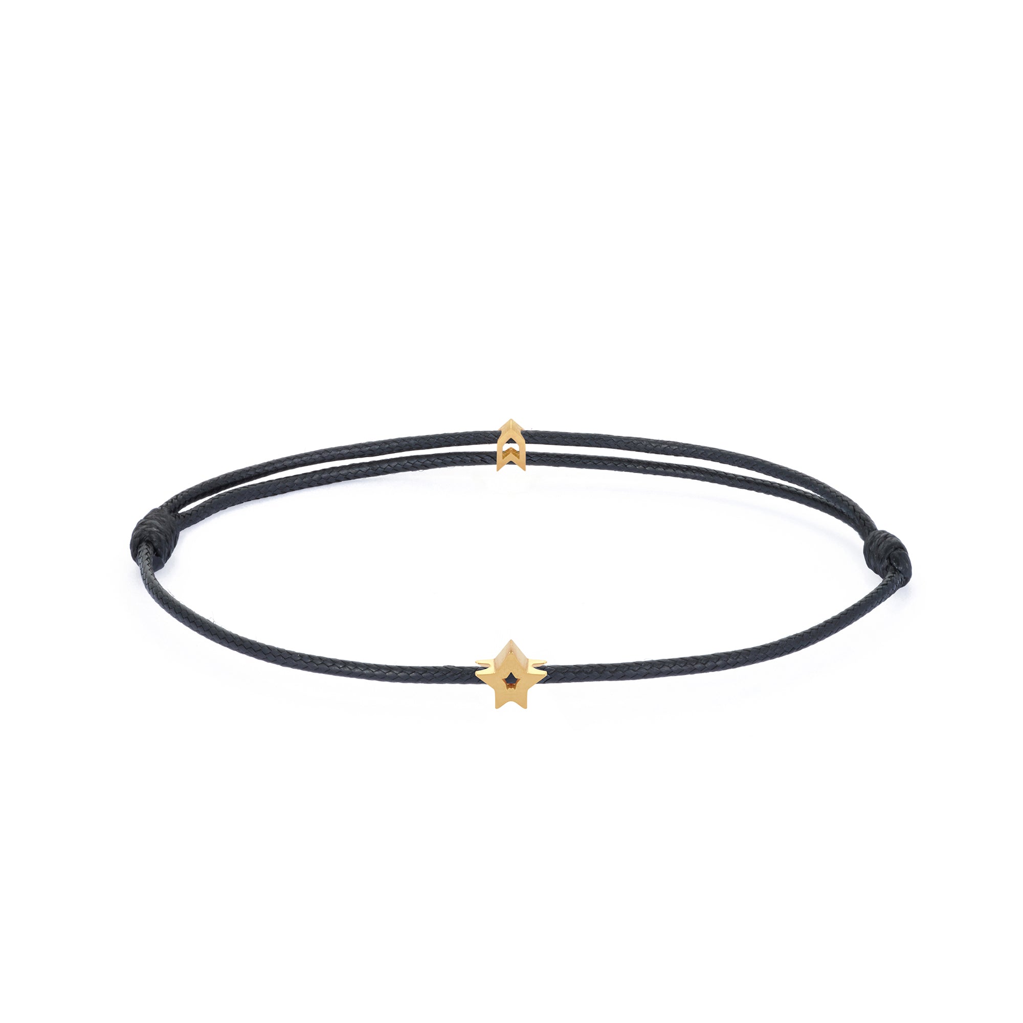 Black Star Chance Bracelet in Gold
