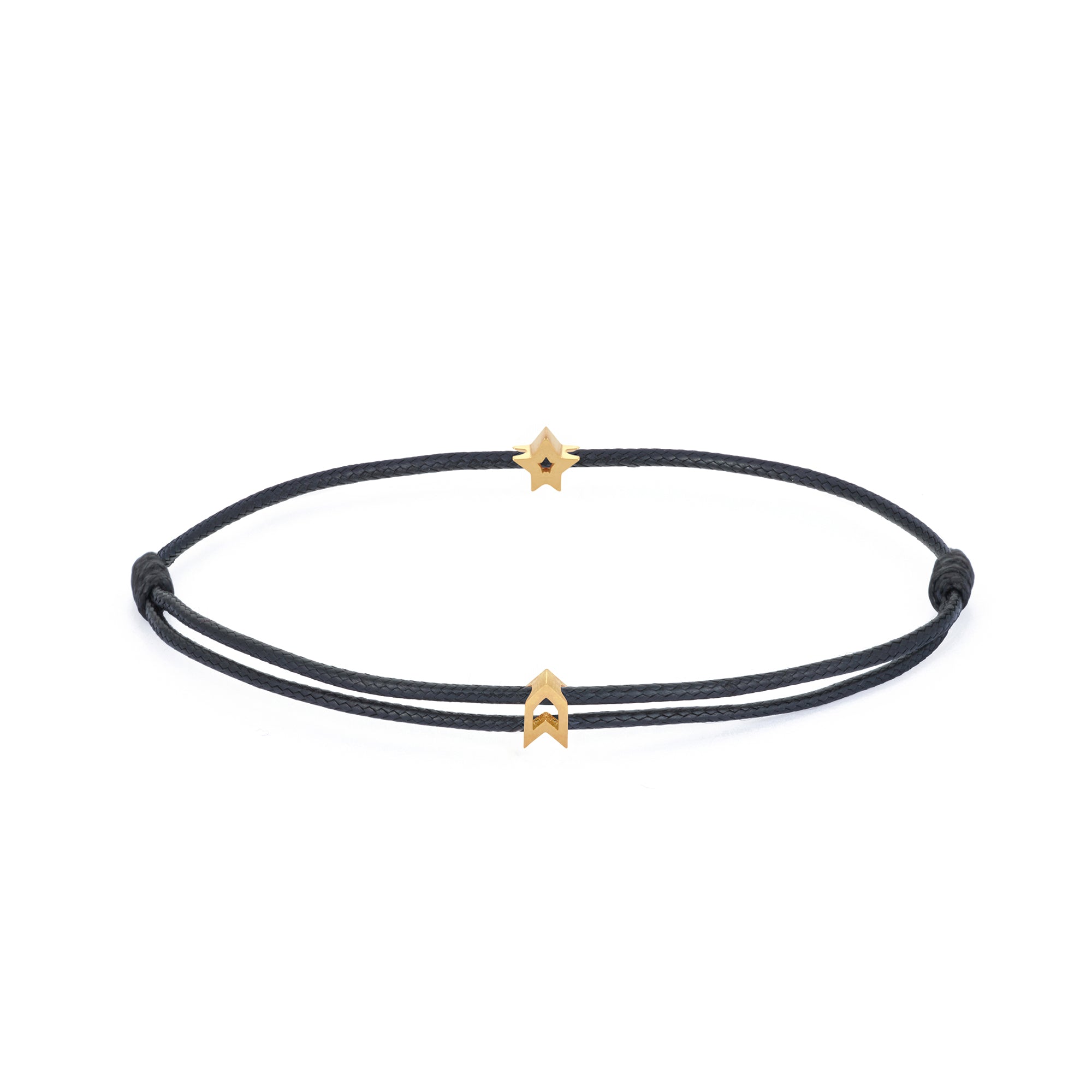 Black Star Chance Bracelet in Gold