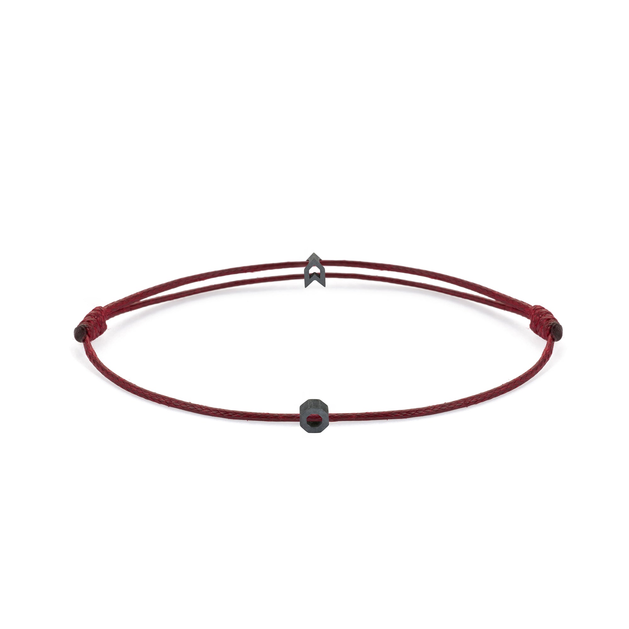 Claret Red Chance Bracelet in Oxide