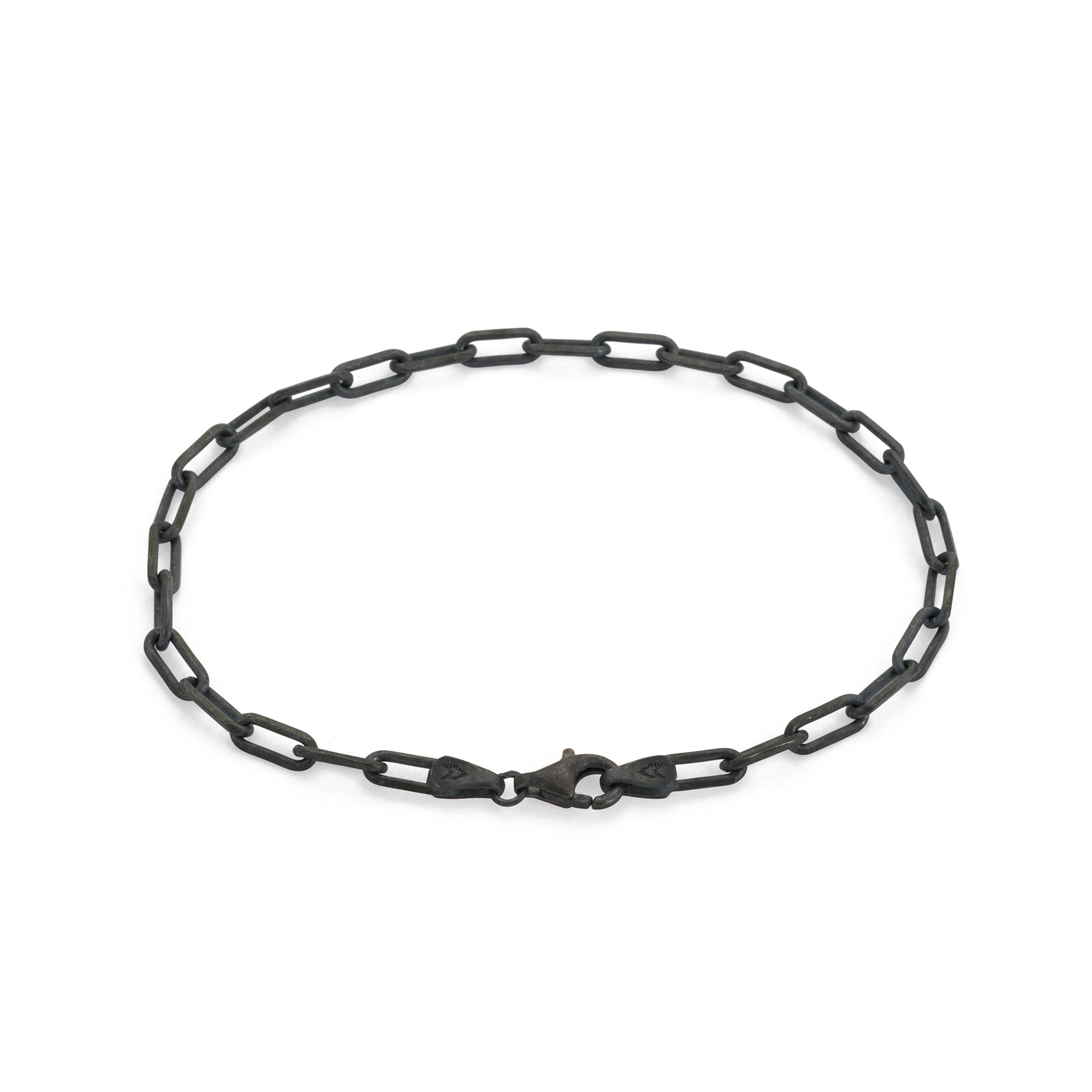 Paperclip Chain Bracelet in Oxide