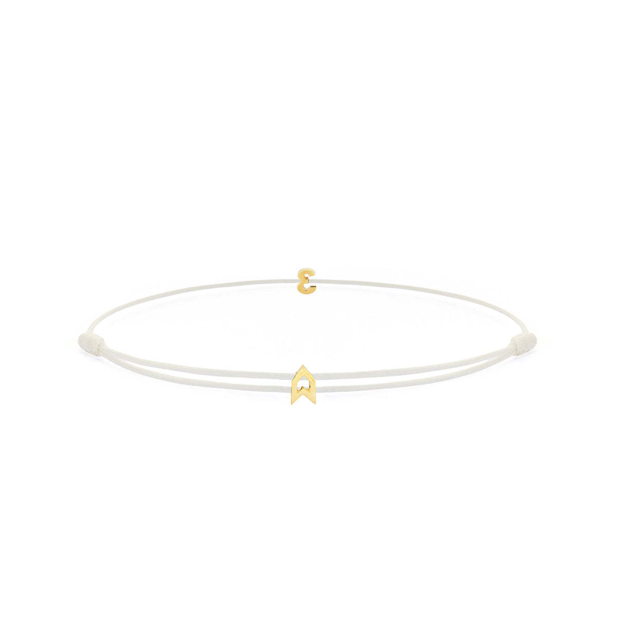 Numeric White Chance Bracelet in Gold
