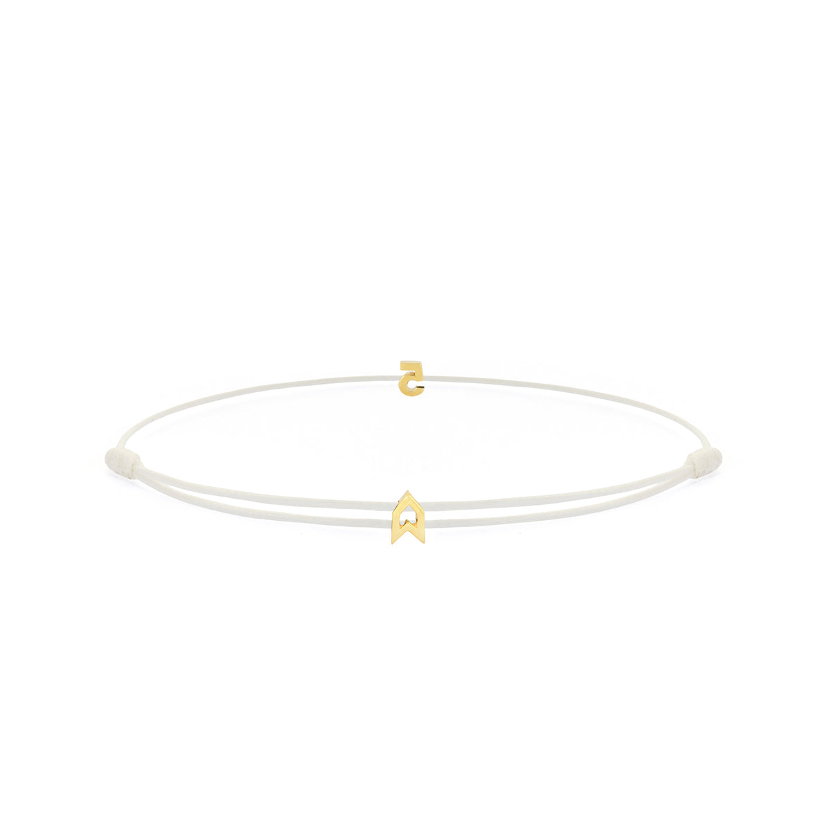 Numeric White Chance Bracelet in Gold