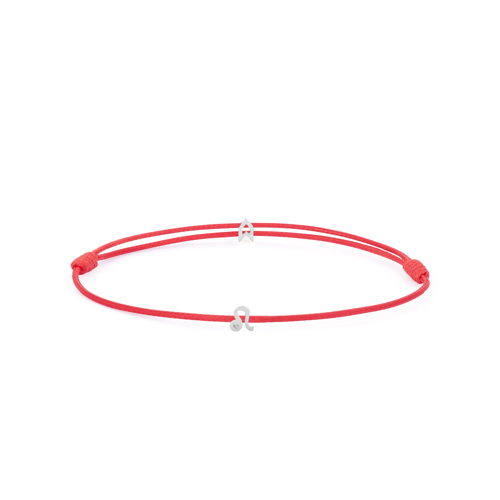 Zodiac Red Chance Bracelet in Silver