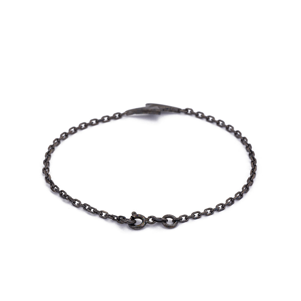 Basic Lightning Bracelet in Gun Metal