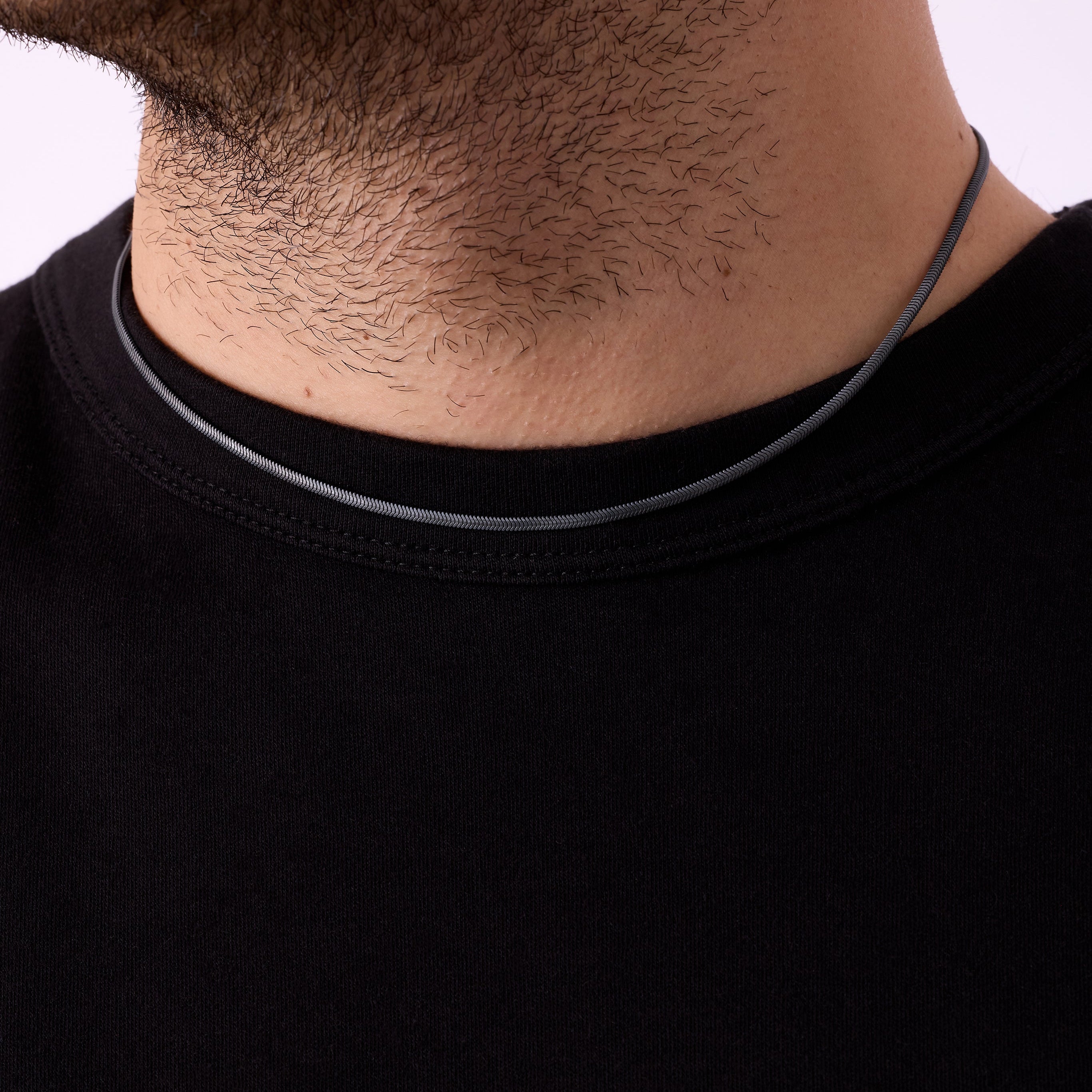 Snake Chain Necklace in Oxide