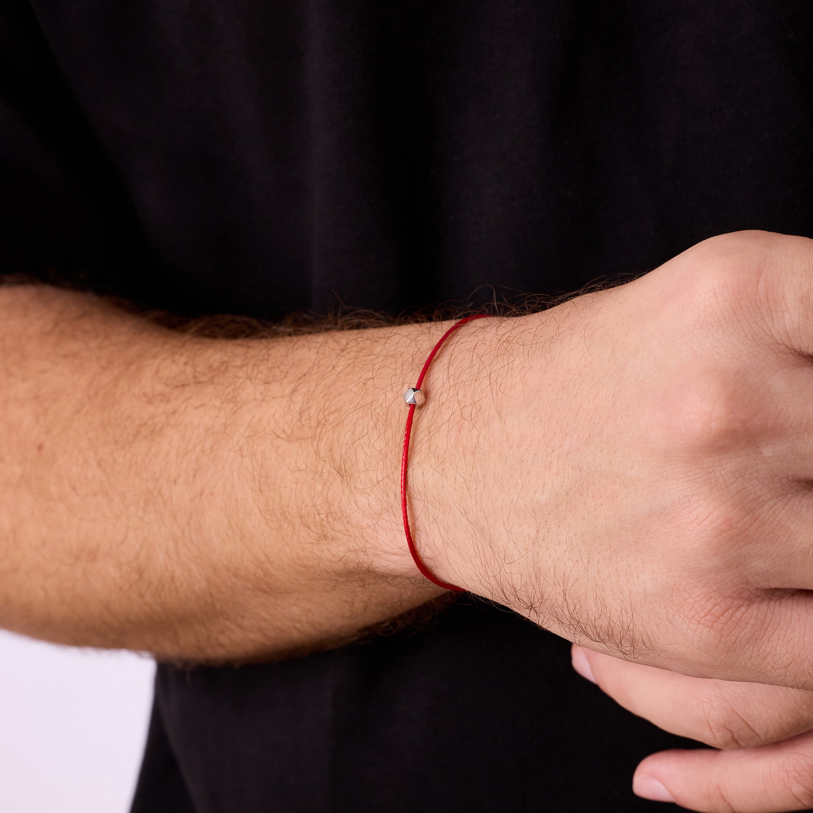 Red Chance Bracelet in Silver