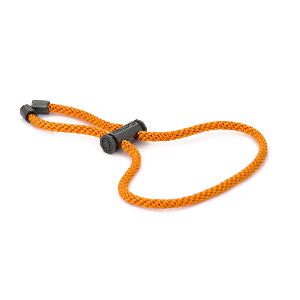Orange Lace Bracelet in Oxide