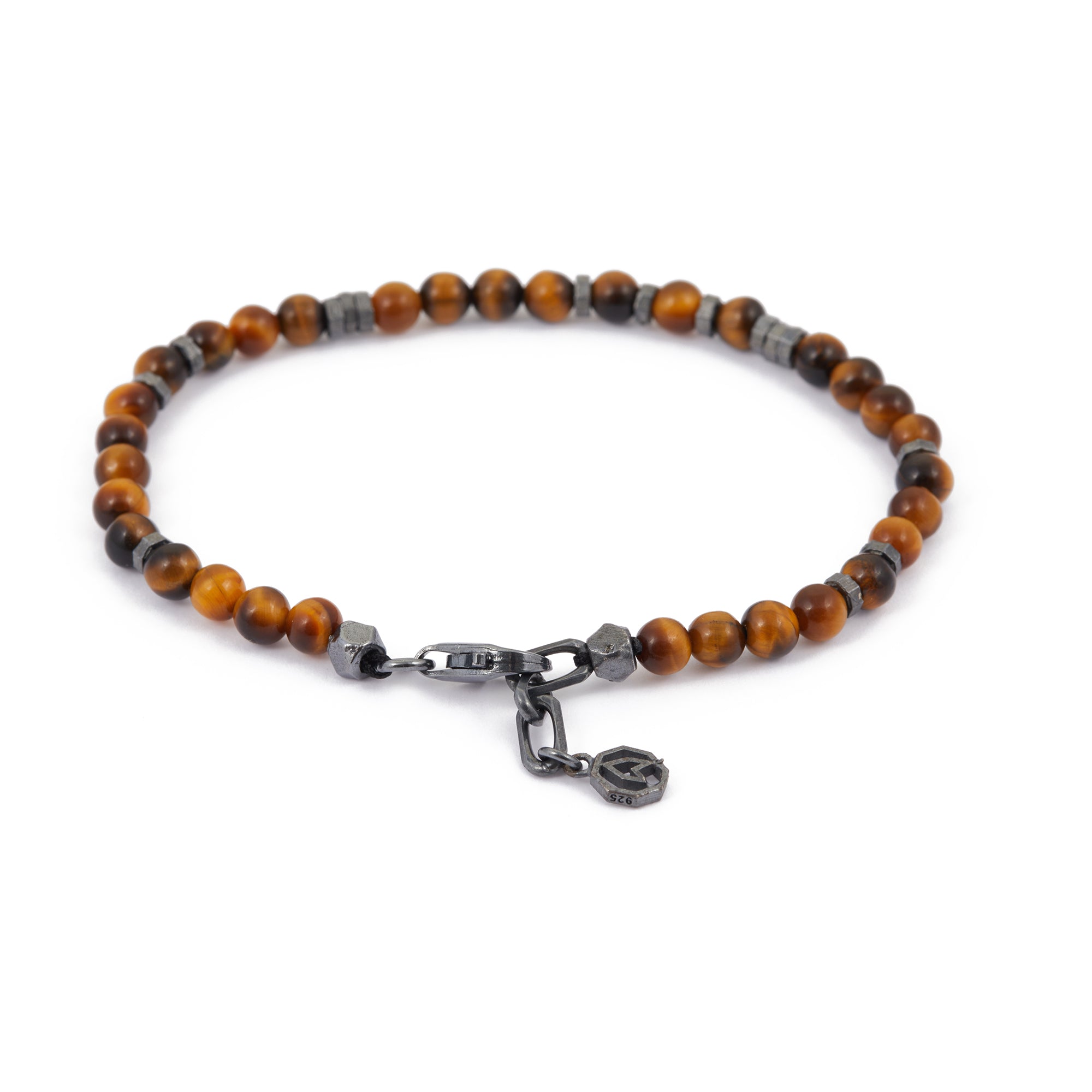 Tiger Eye Bracelet in Oxide