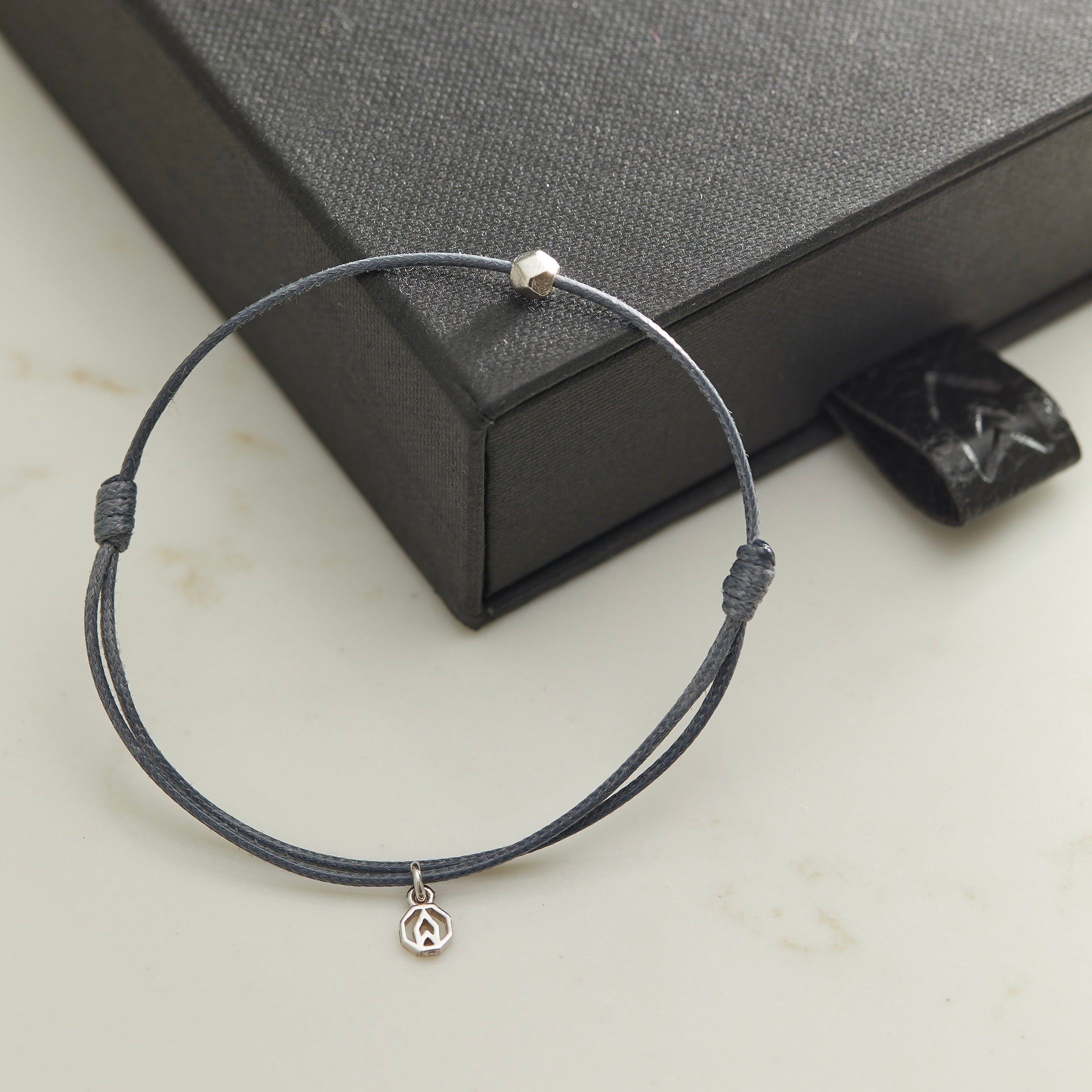 Grey Chance Bracelet in Silver