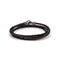 Brown Triple Leather Bracelet in Oxide