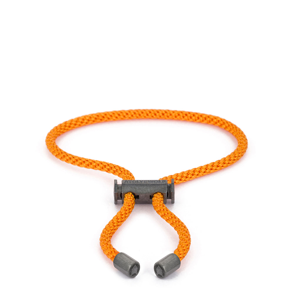 Orange Lace Bracelet in Oxide