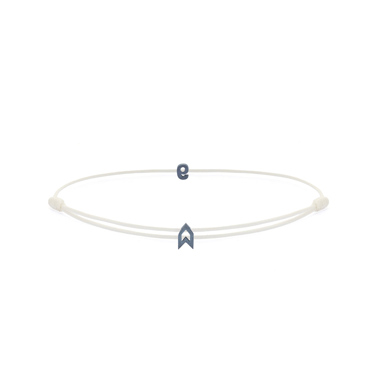 Numeric White Chance Bracelet in Oxide