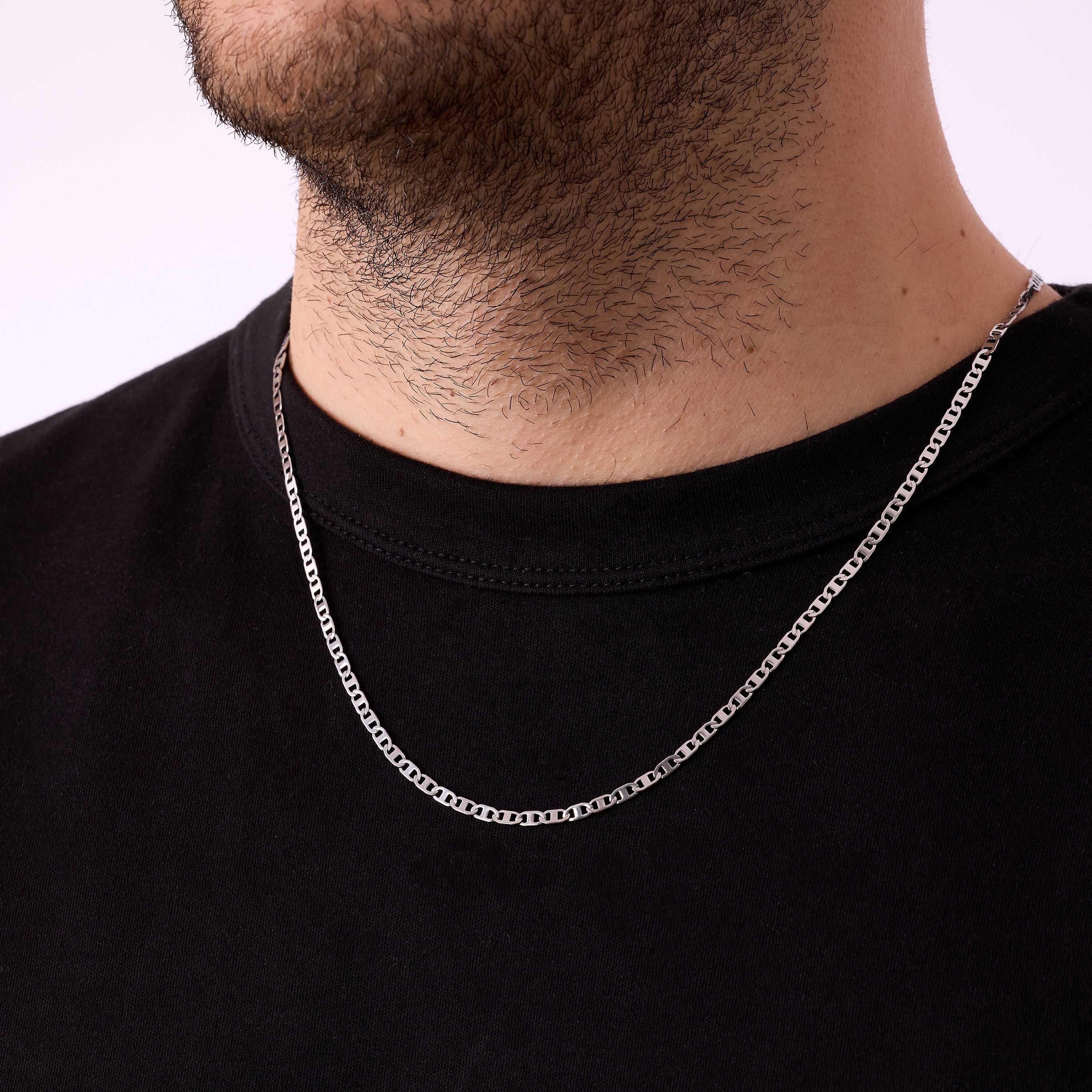 Bar Necklace in Silver