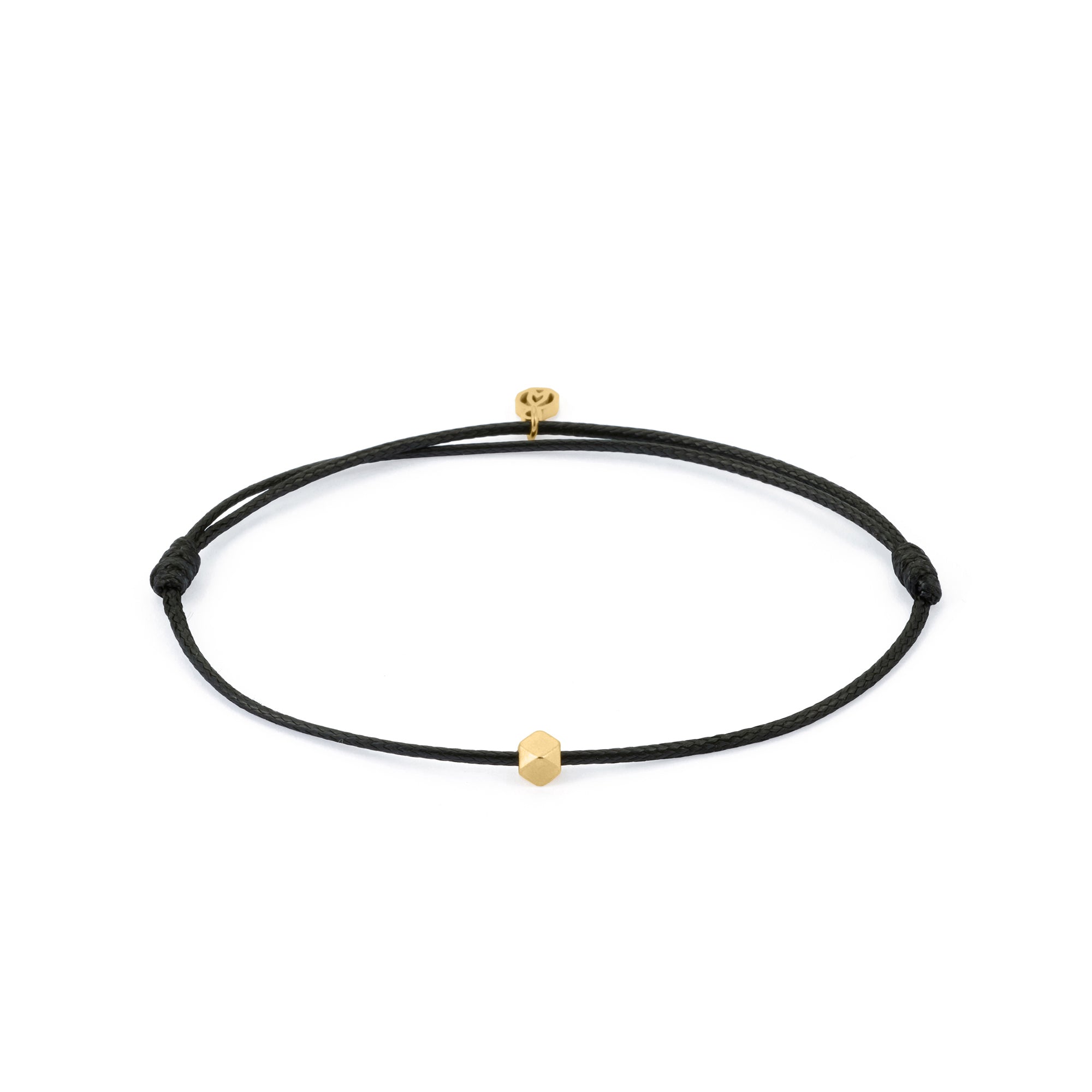 Black Chance Bracelet in Gold