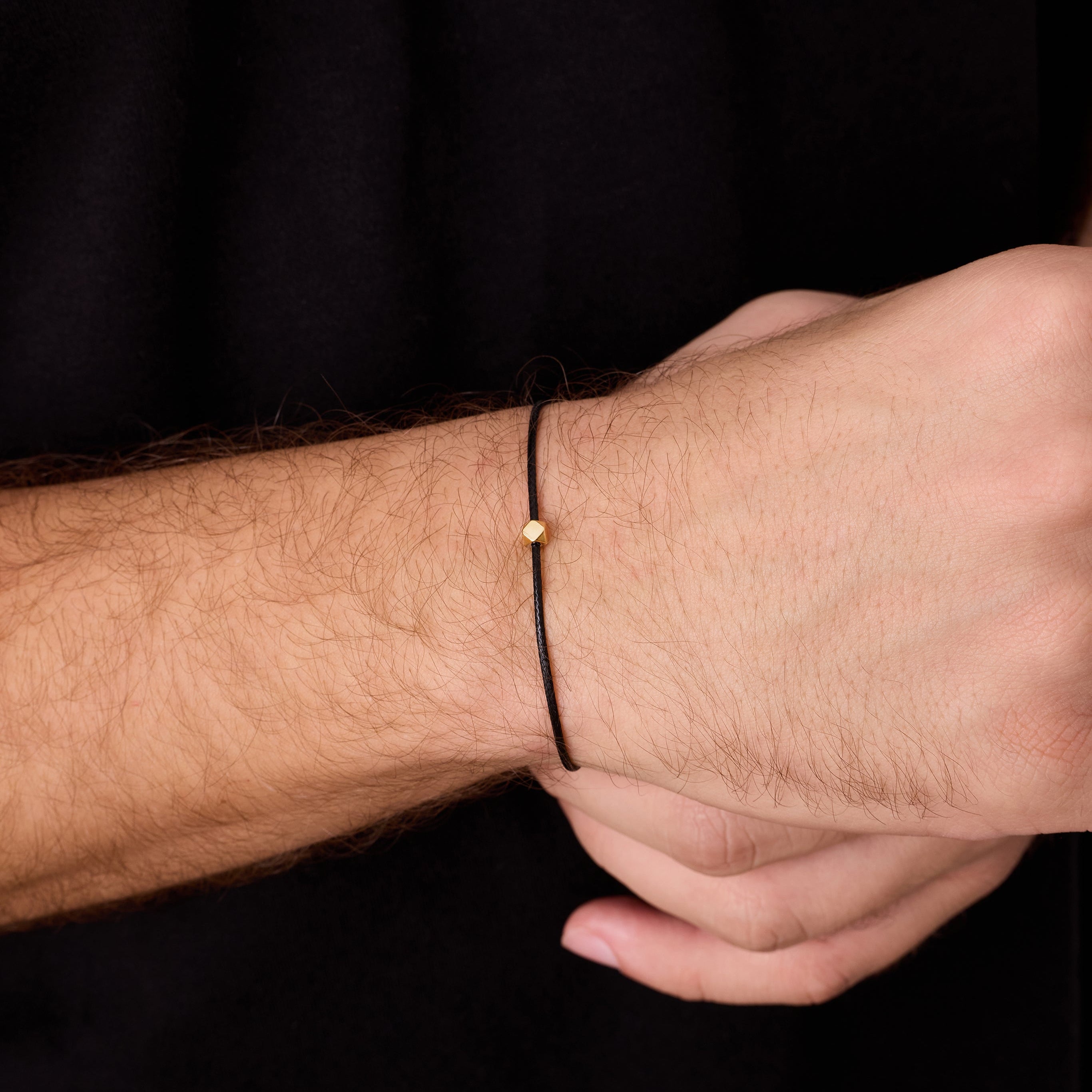 Black Chance Bracelet in Gold