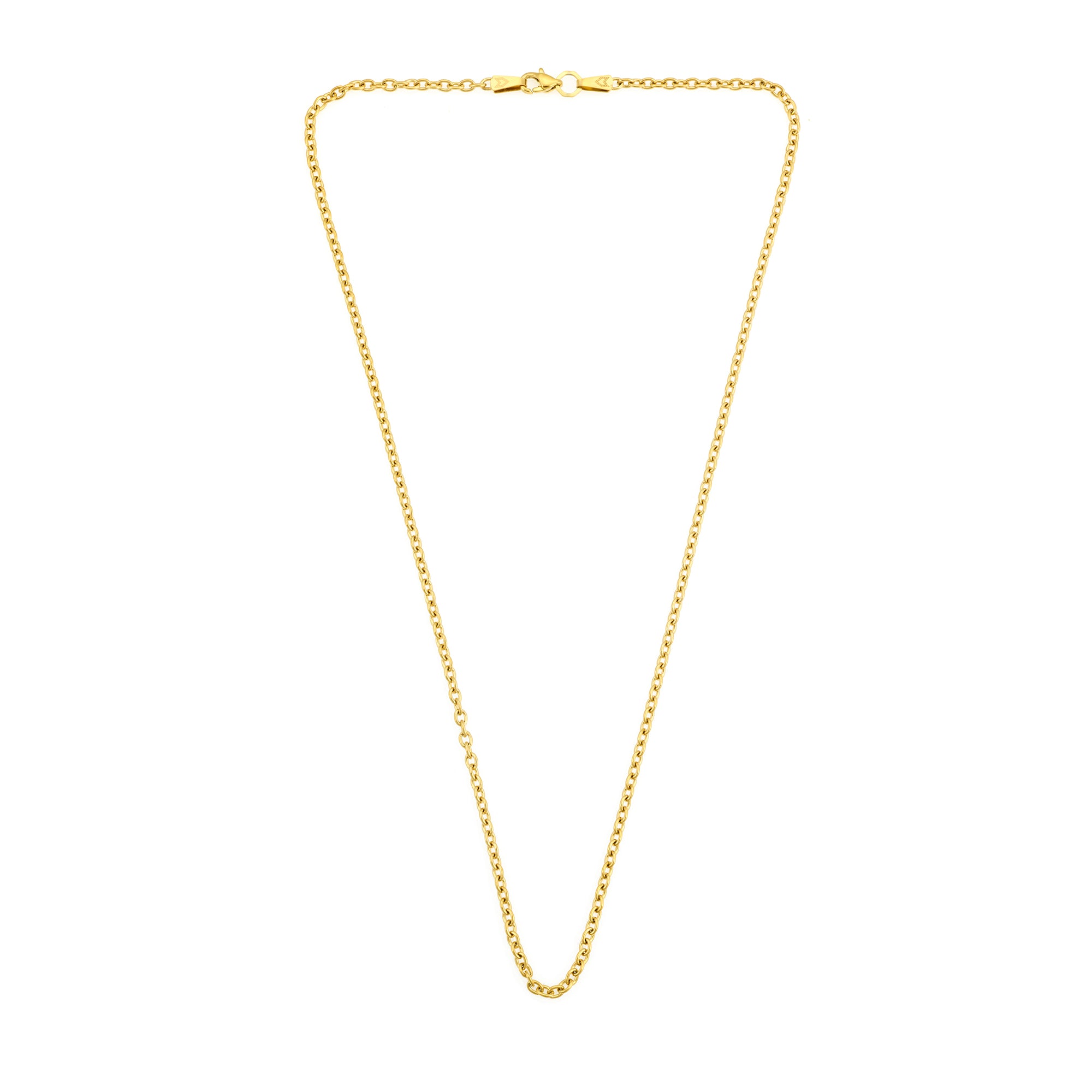 Cable Necklace in Gold